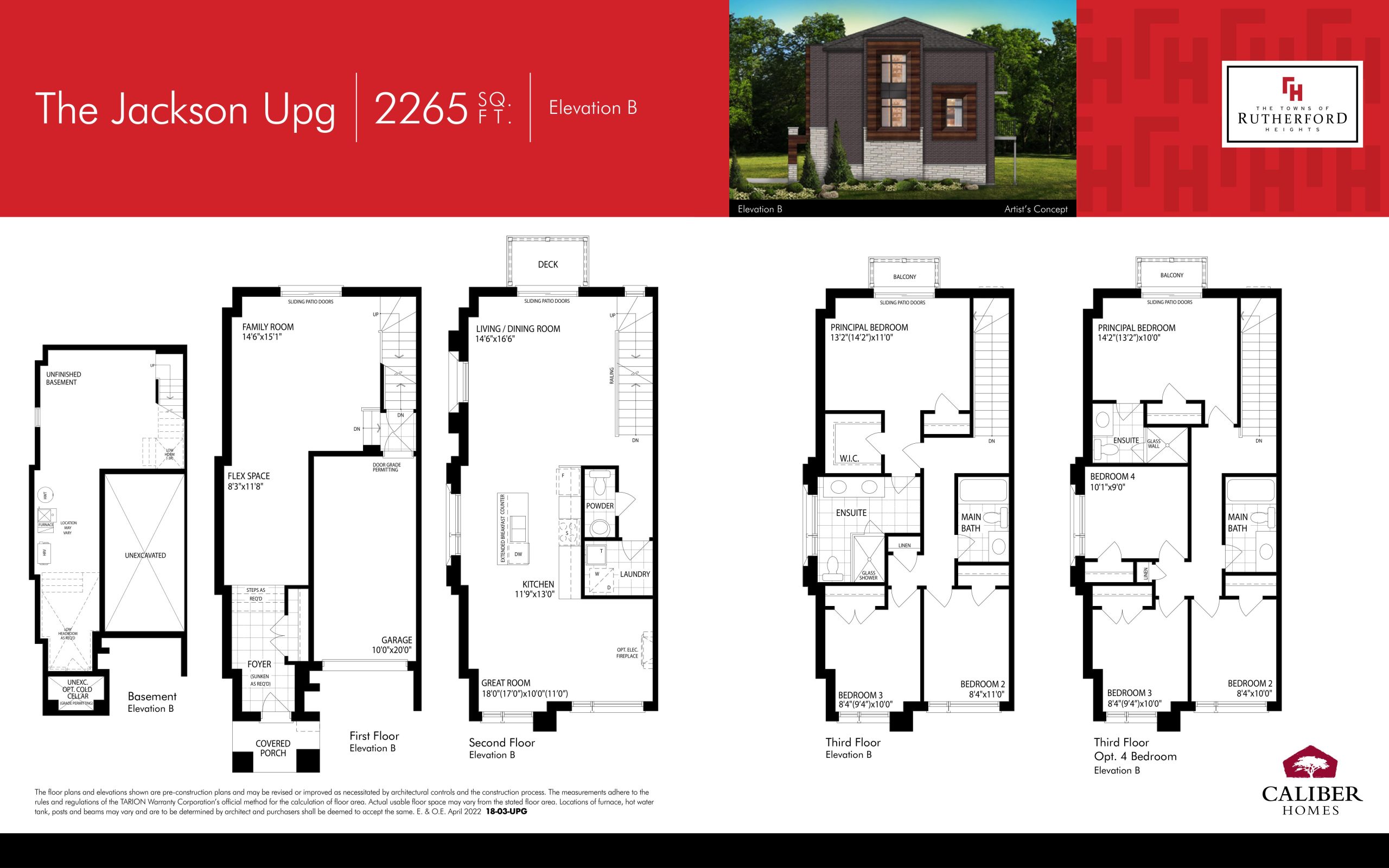 The Jackson (Upg) Elev. B floor plan