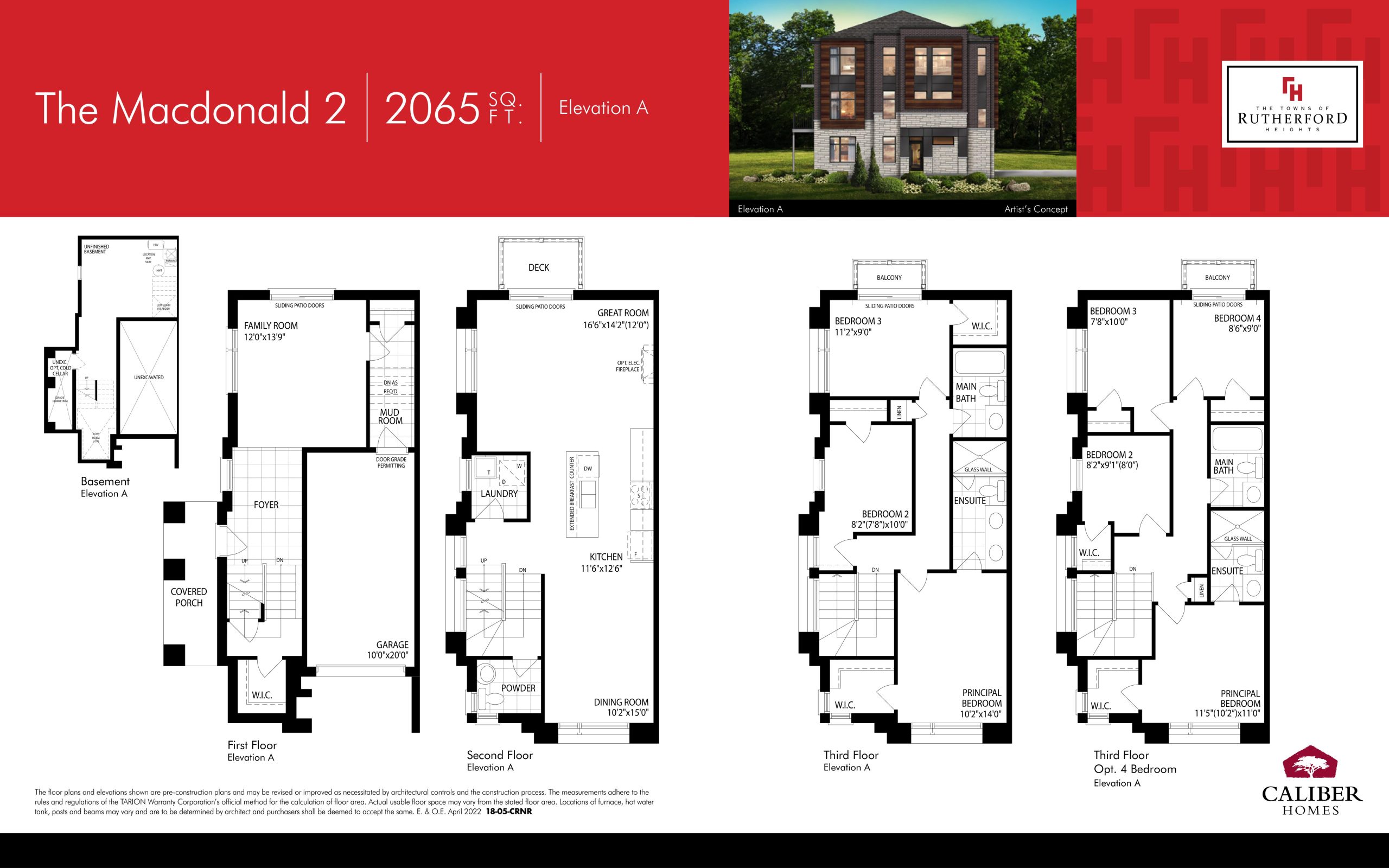 The Macdonald 2 - Elev. B floor plan