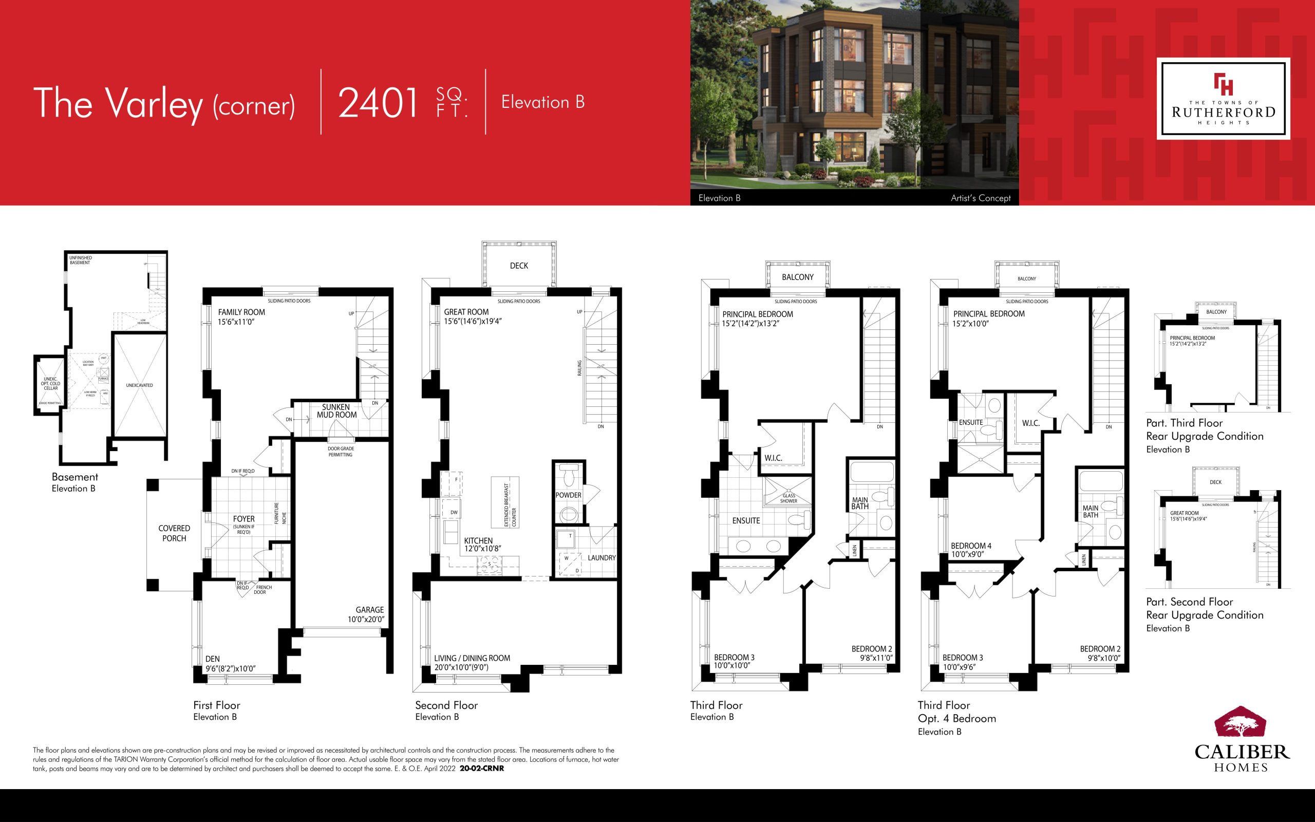 The Varley (Corner) Elev. B floor plan