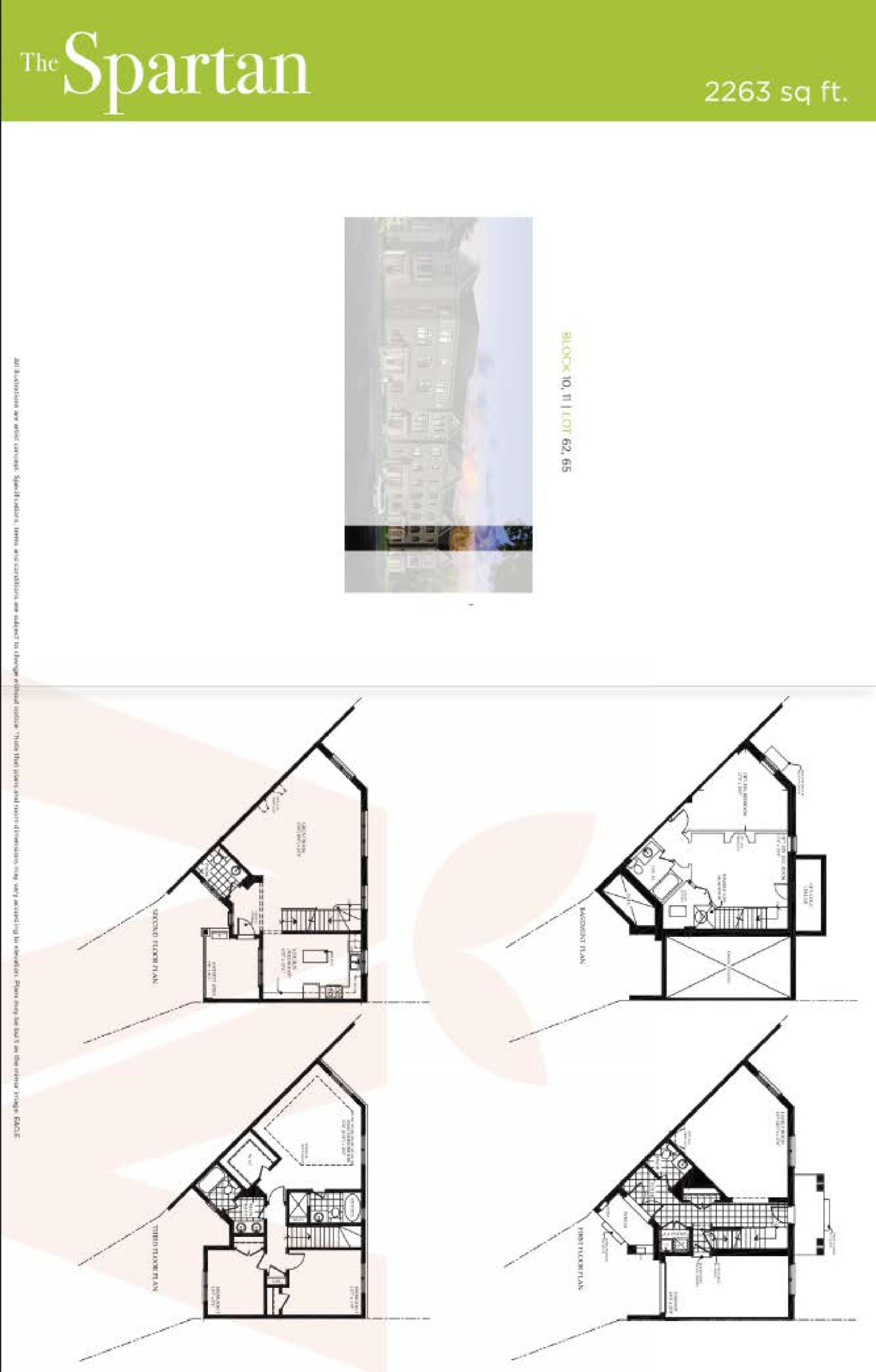 The Spartan floor plan