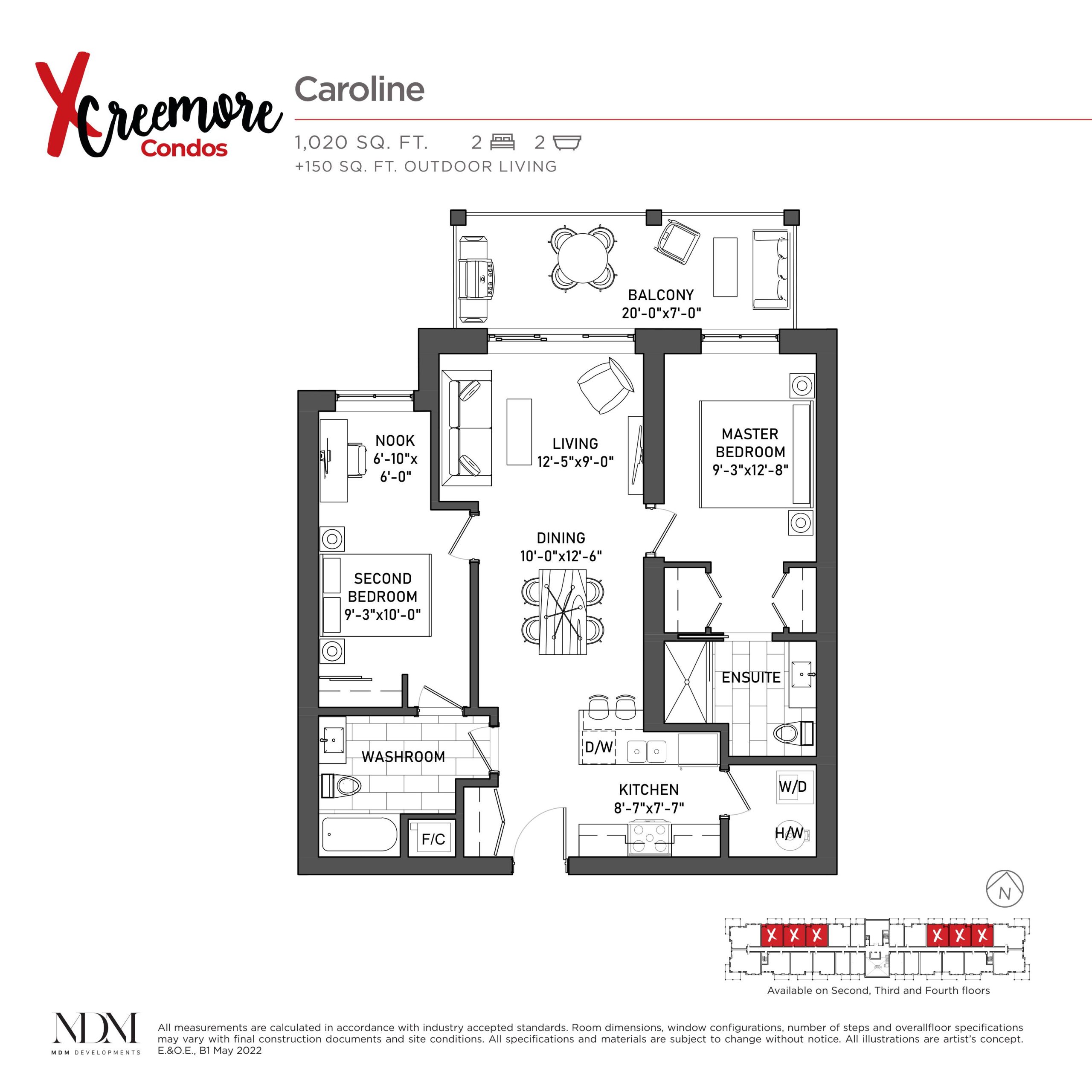 Caroline floor plan