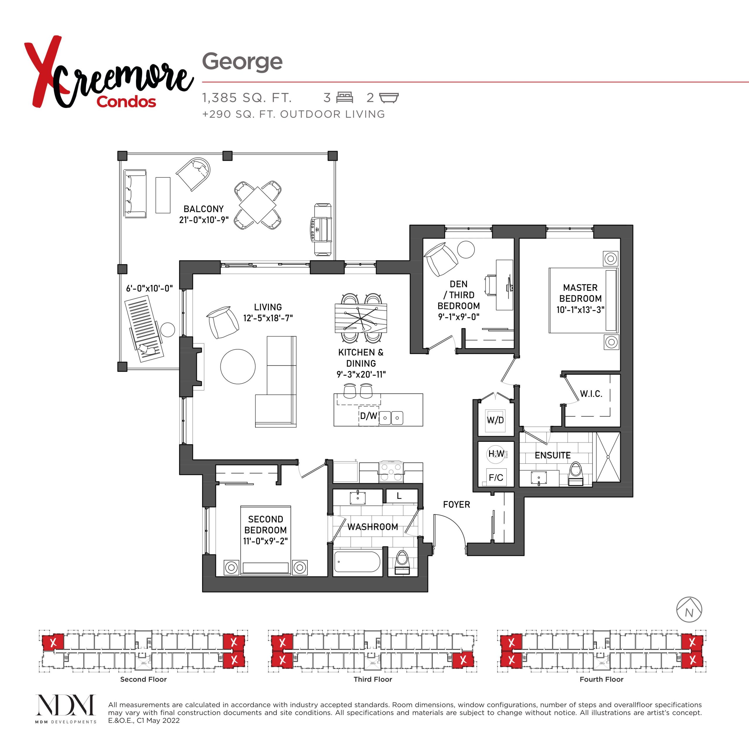 George floor plan