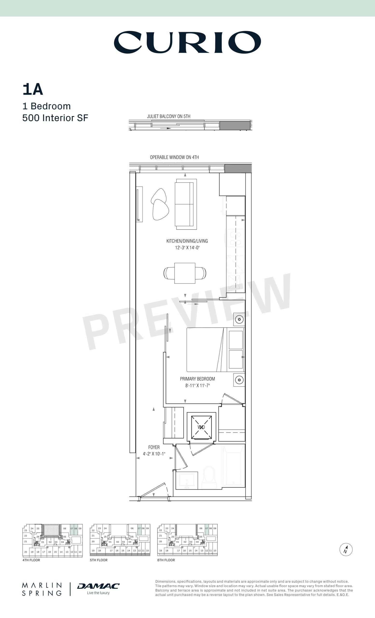 1A floor plan