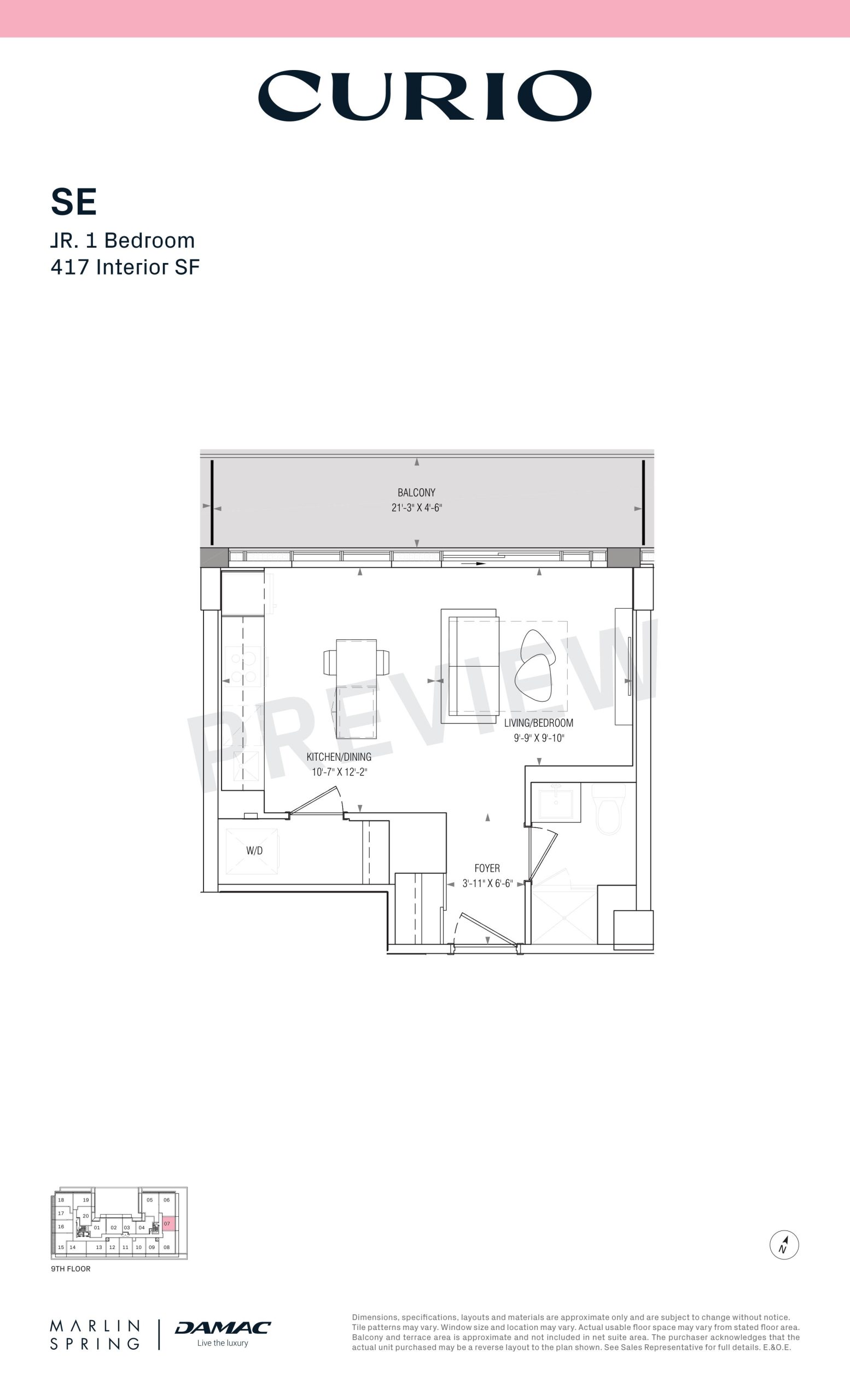 SE floor plan