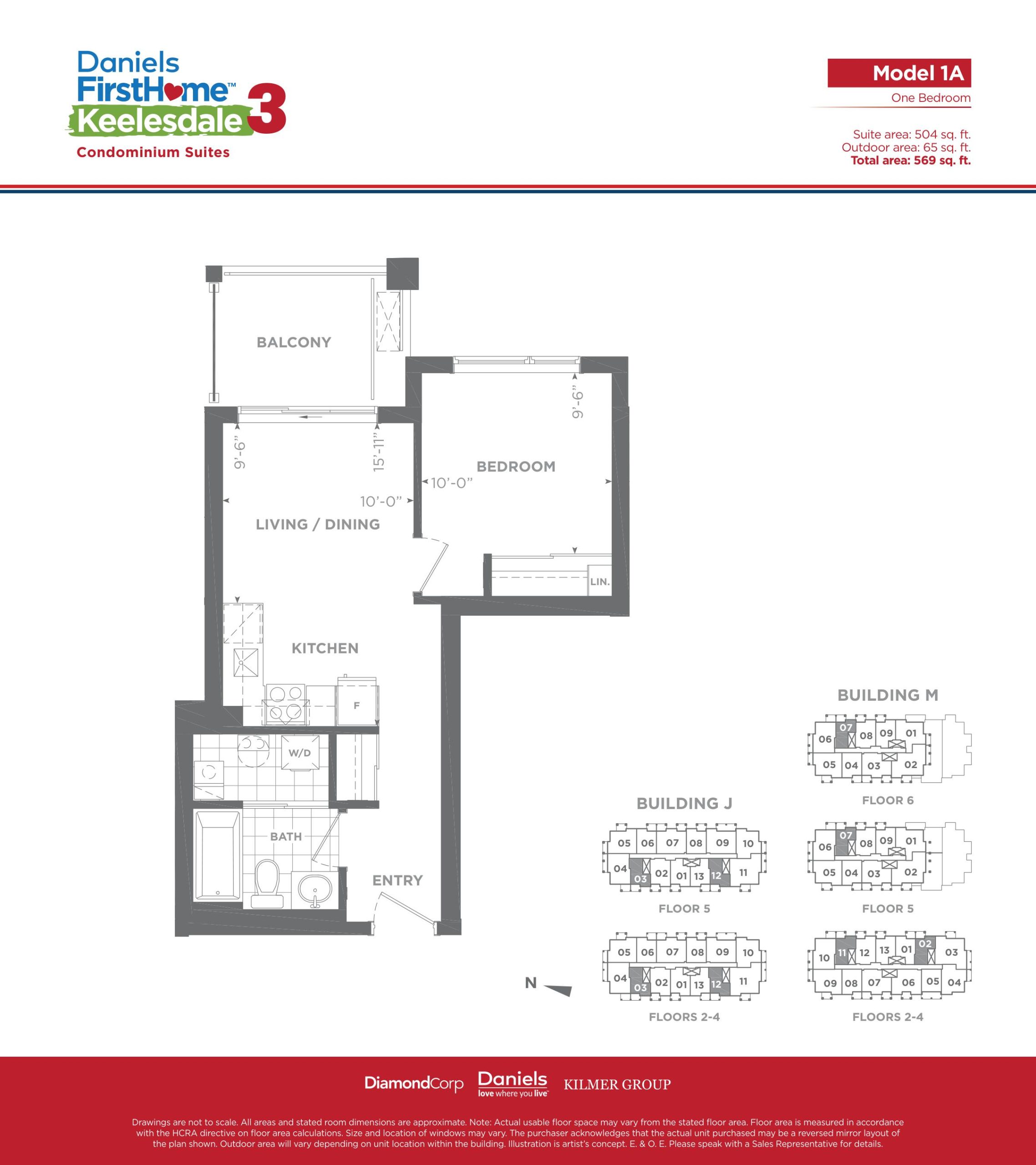 Model 1A floor plan