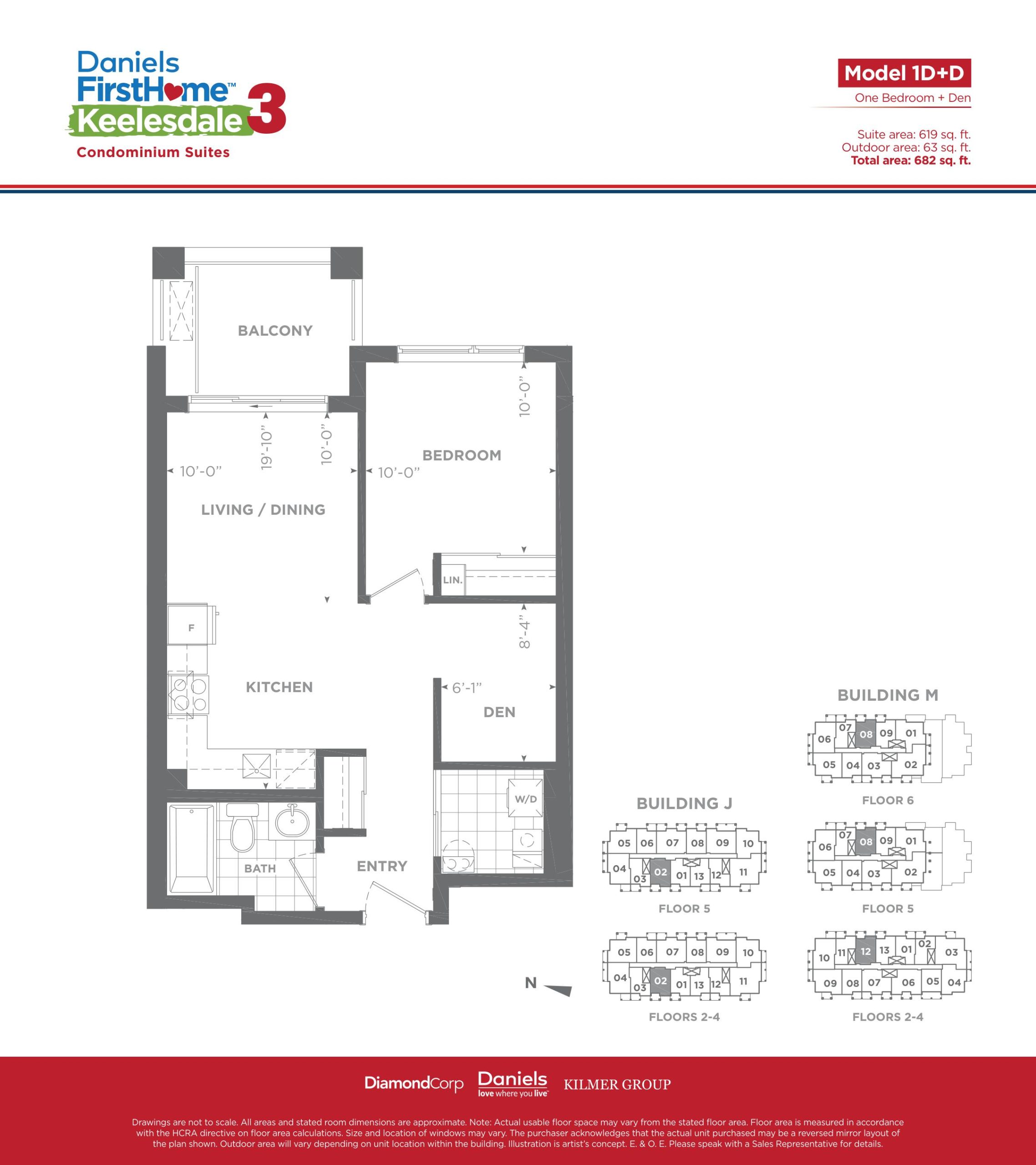 Model 1D+D floor plan
