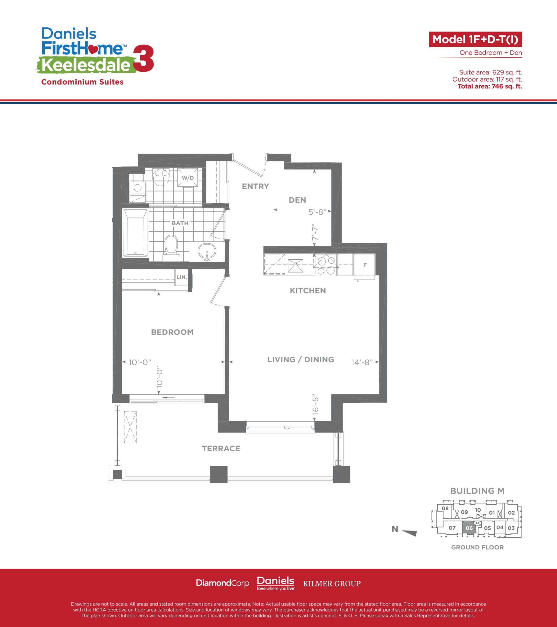 Model 1F+D-T (I) floor plan