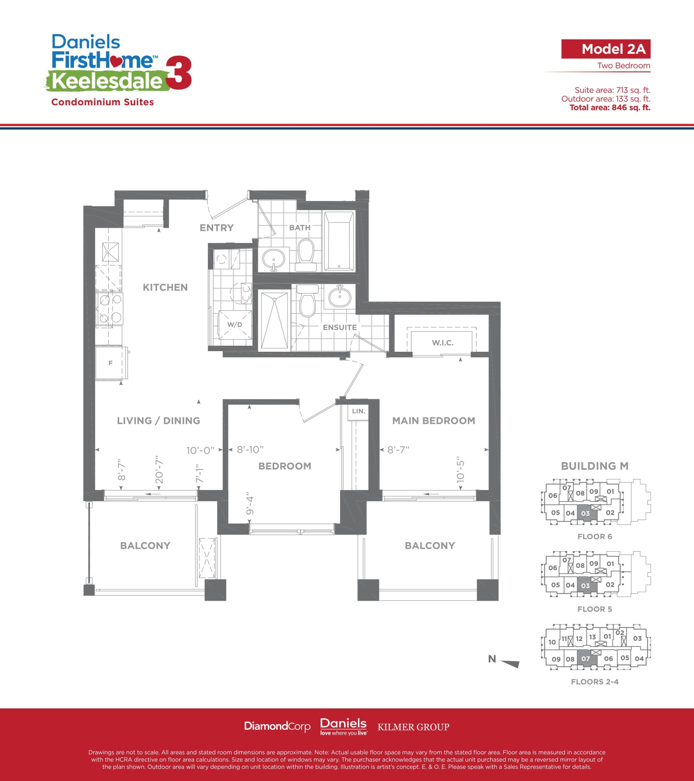 Model 2A floor plan