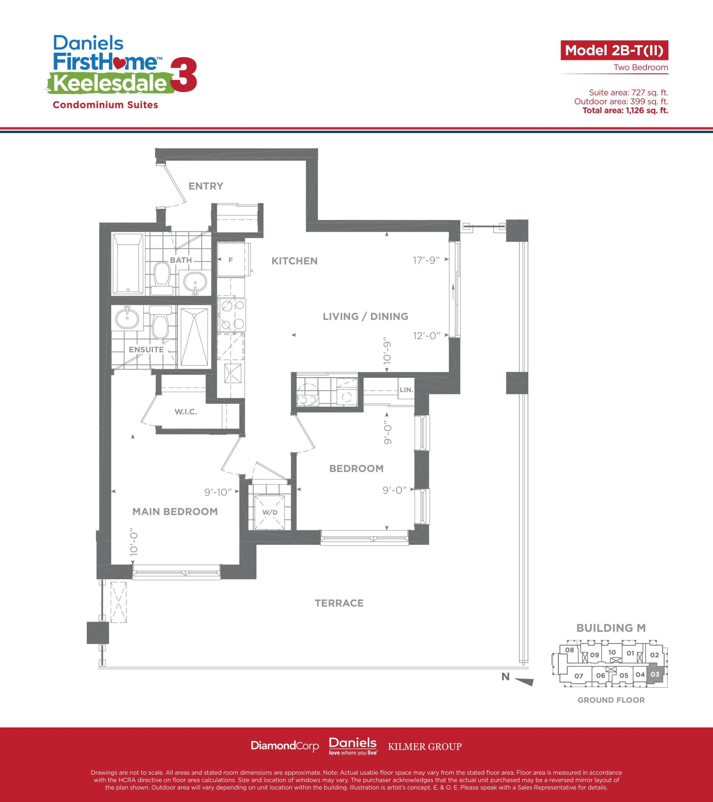 Model 2B-T (II) floor plan