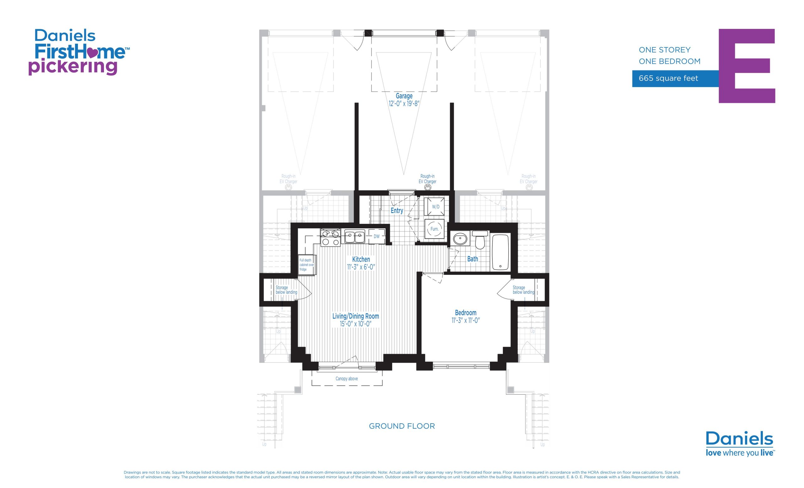 Suite E floor plan