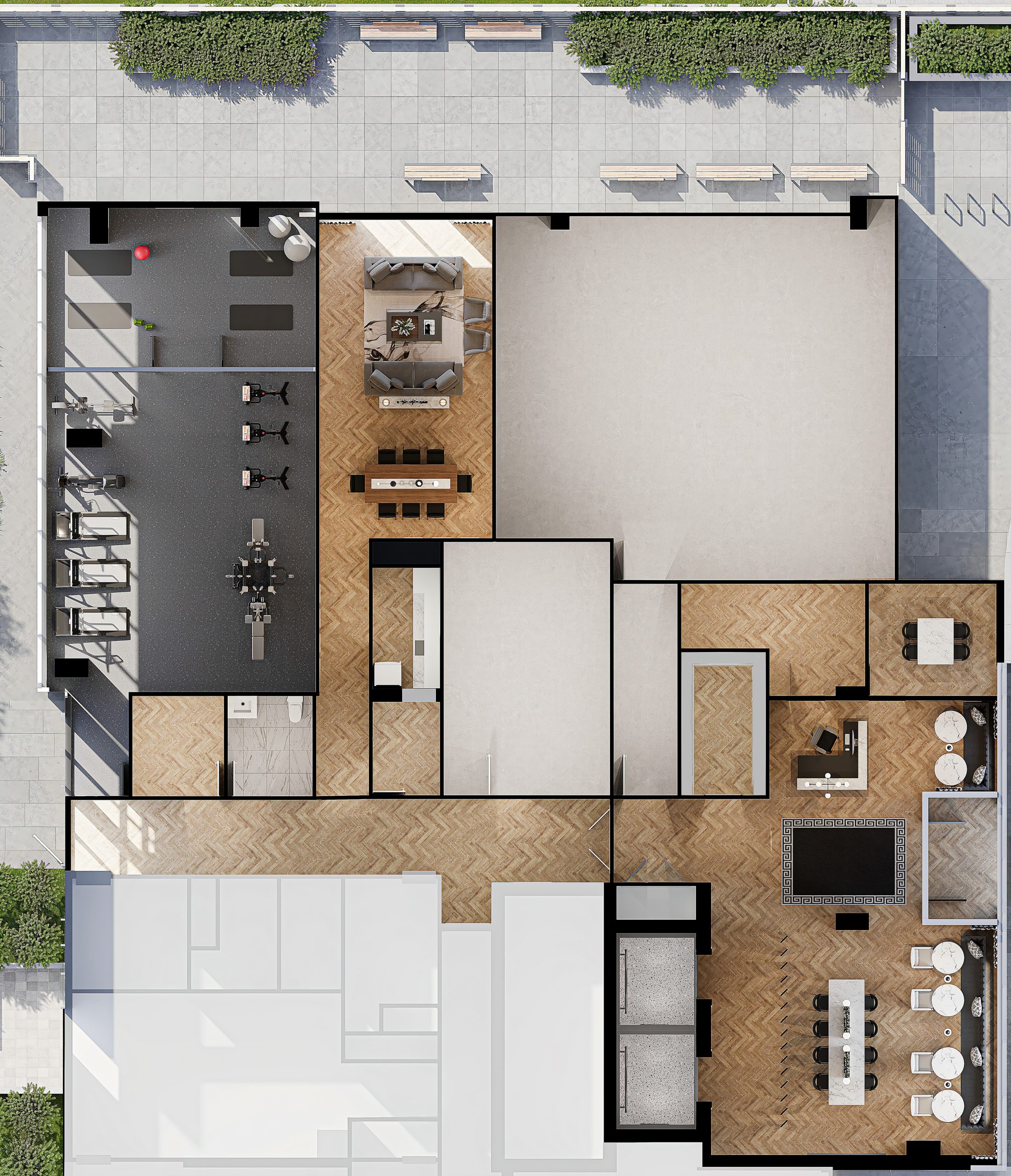 First & Park in Calgary — rendering 16