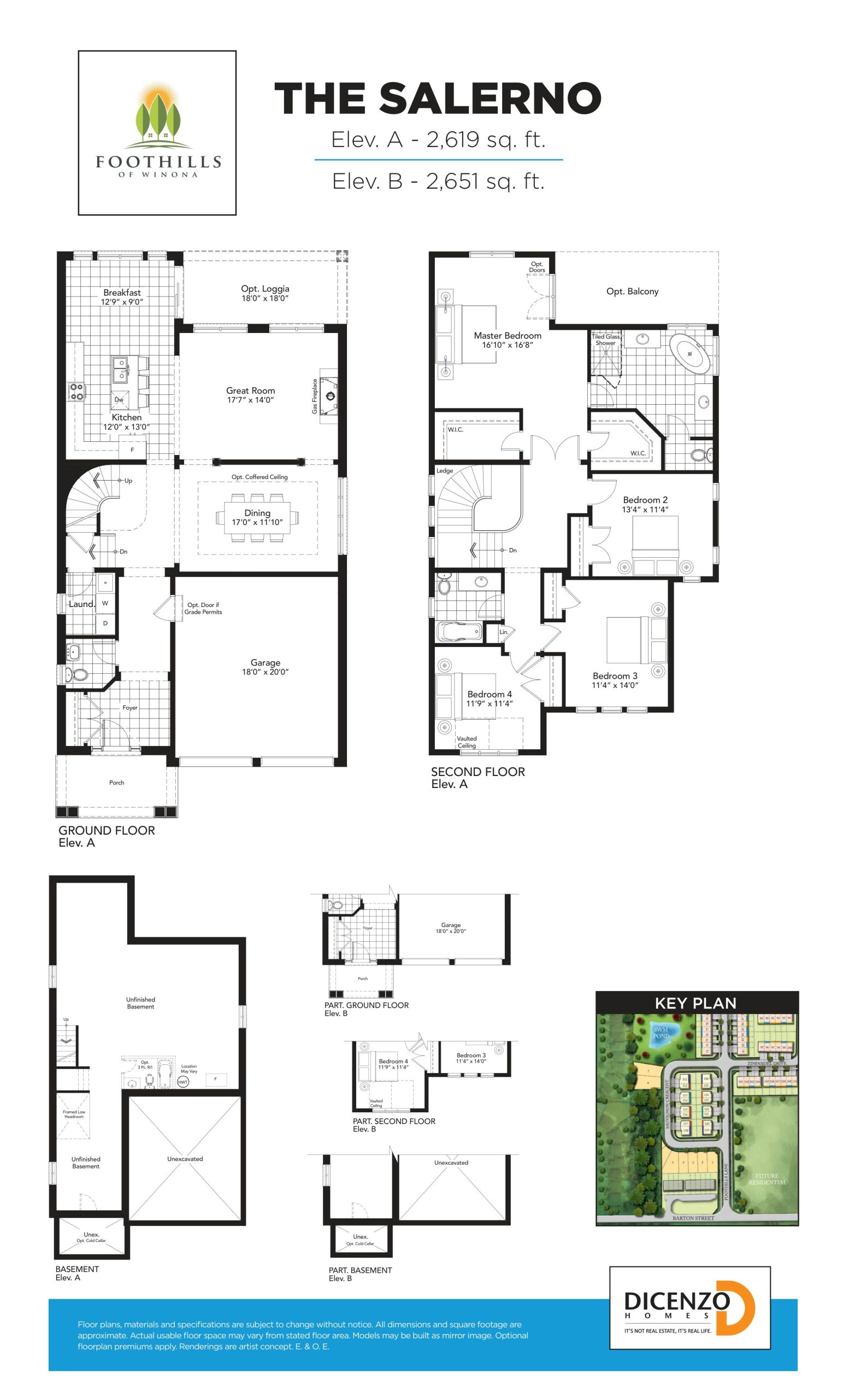 The Salerno floor plan