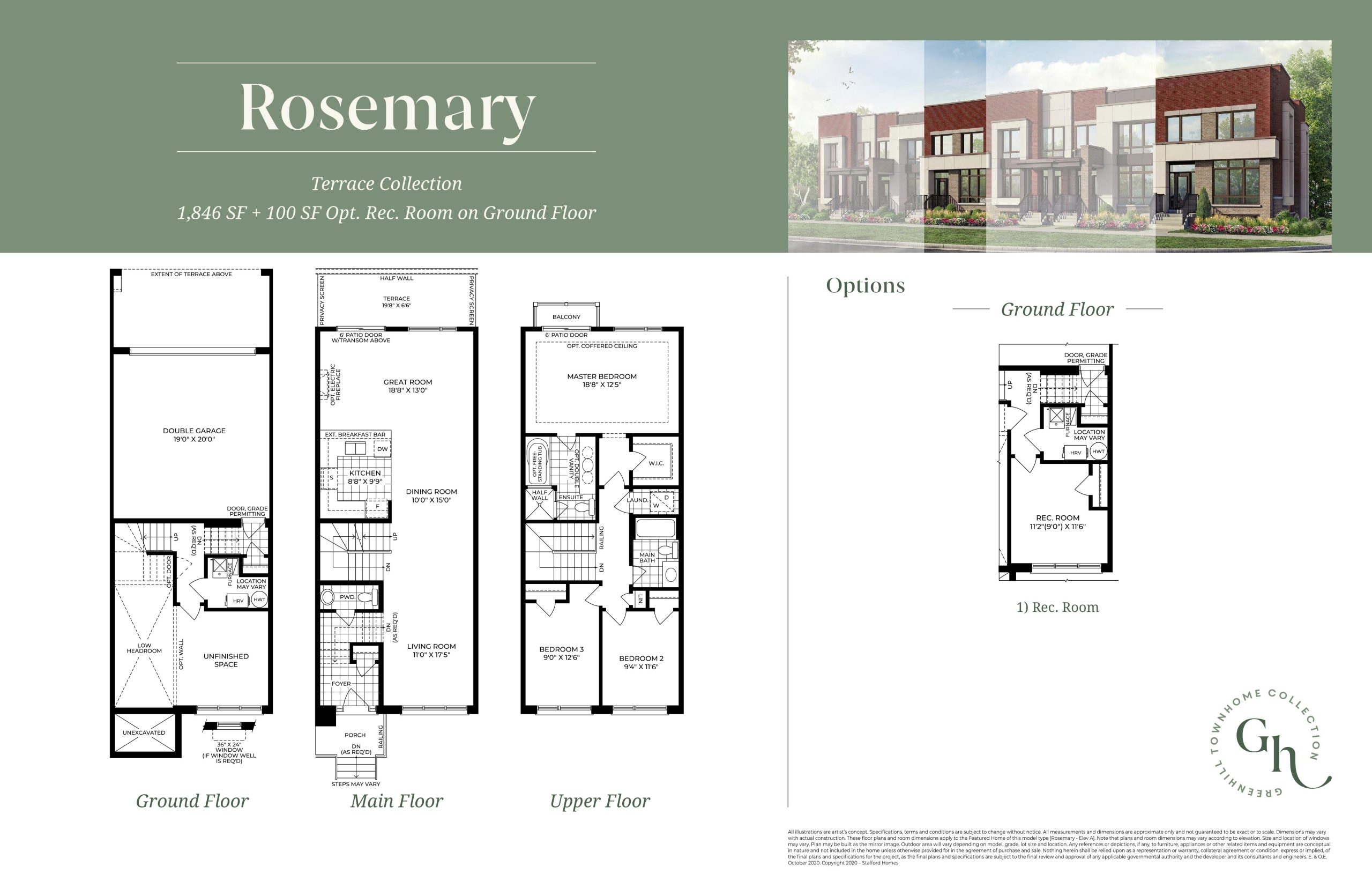 Rosemary floor plan