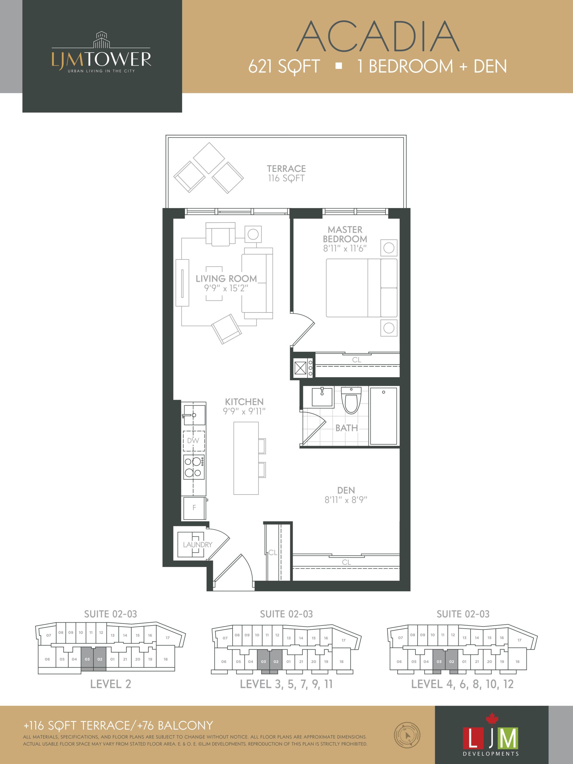 Acadia floor plan