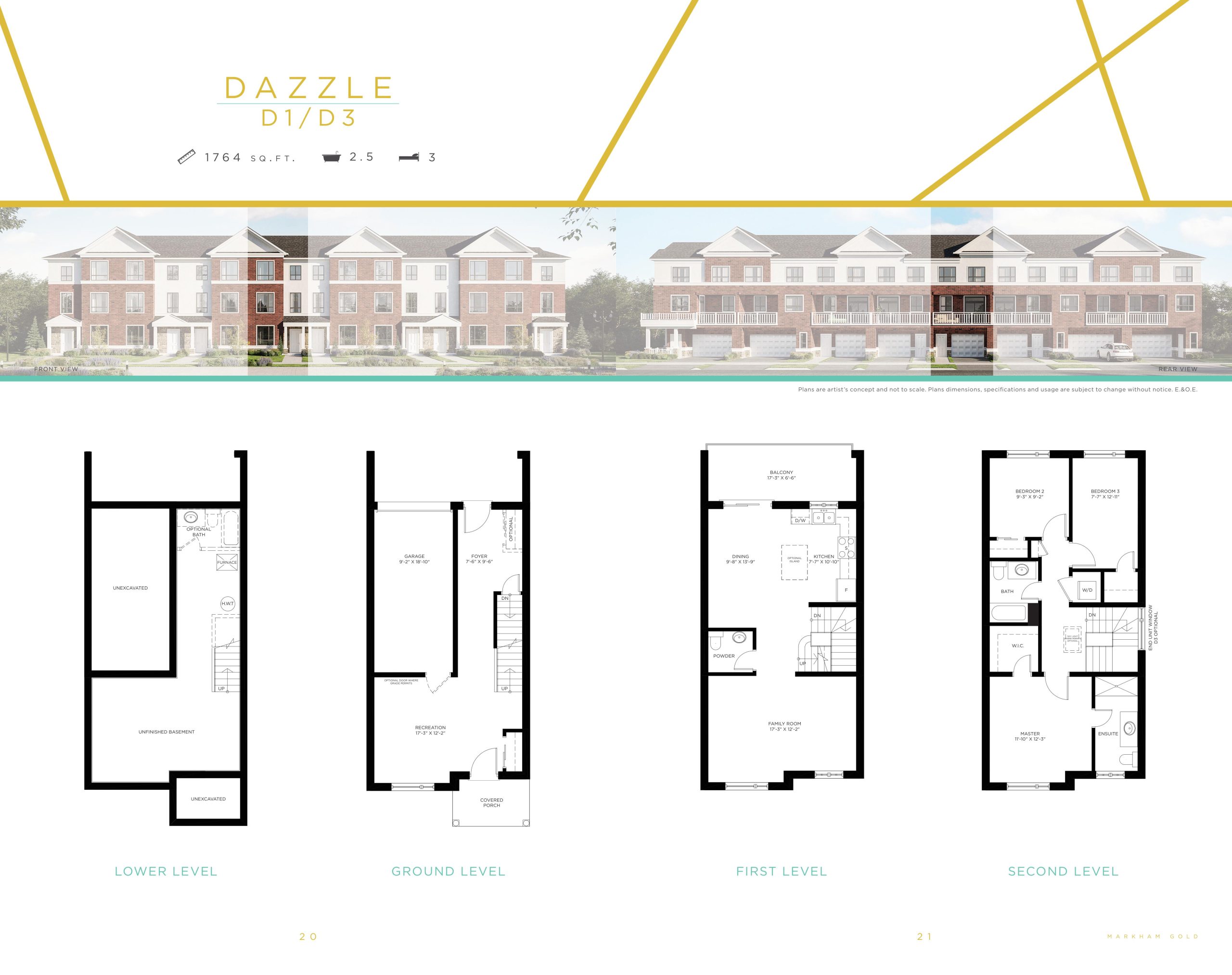 Dazzle - D1/D3 floor plan