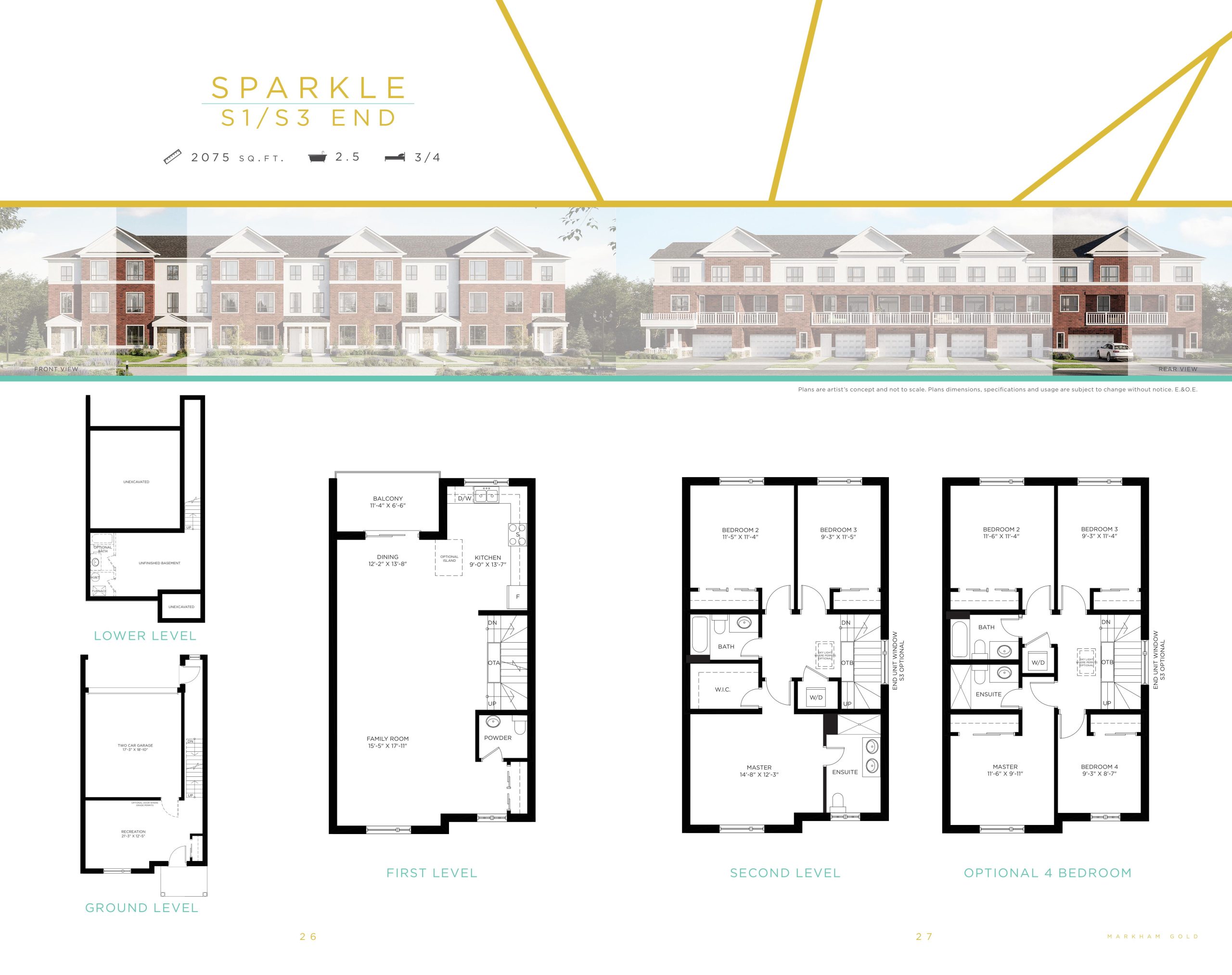 Sparkle - S1/S3 End floor plan