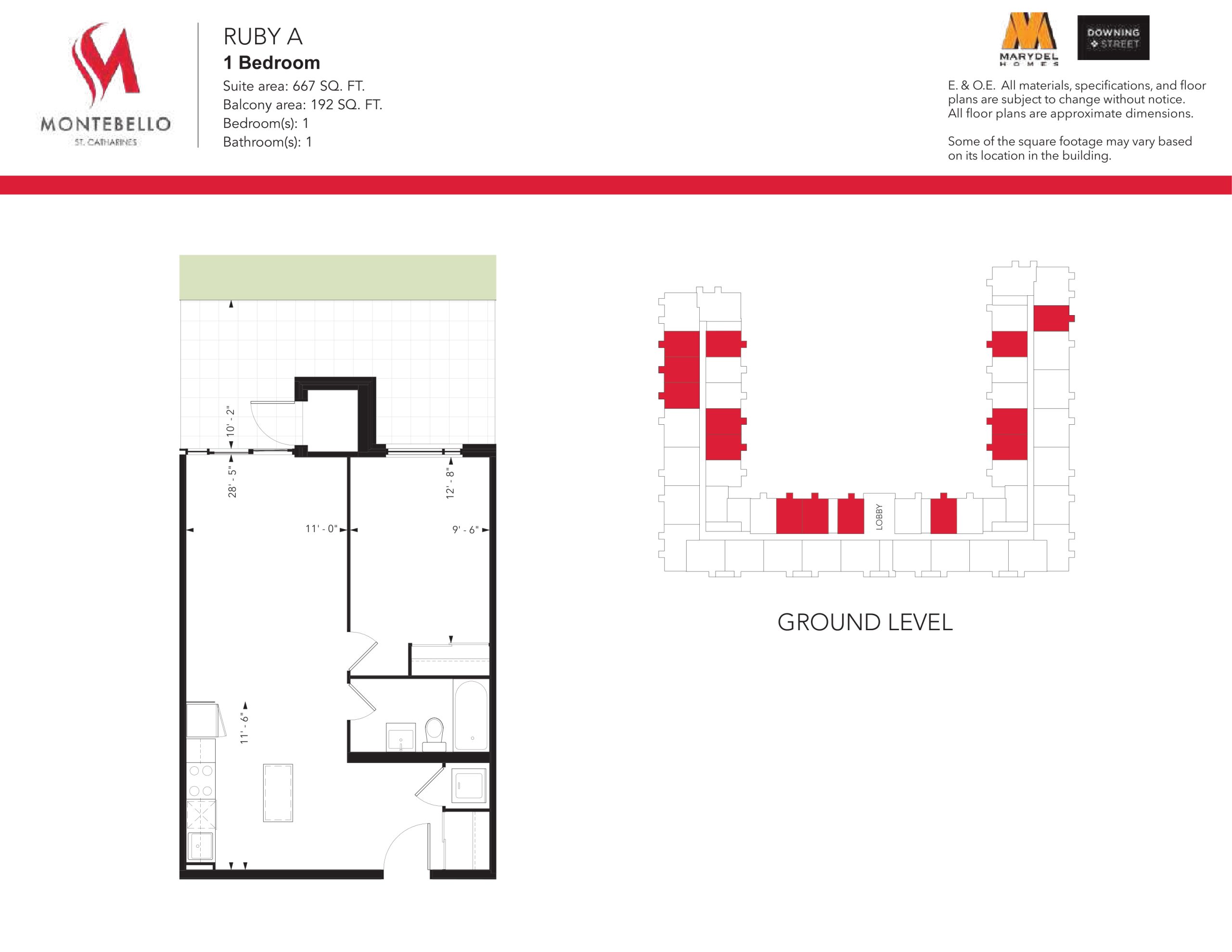 Ruby A floor plan