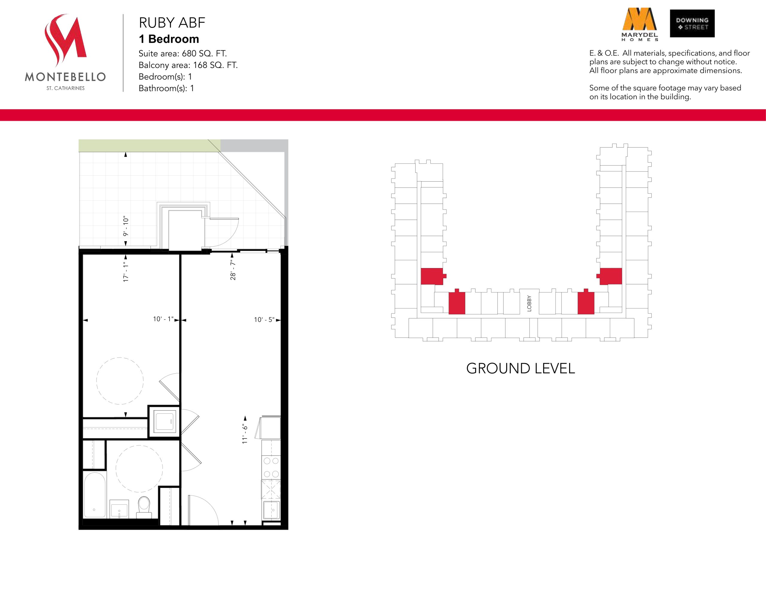 Ruby ABF floor plan