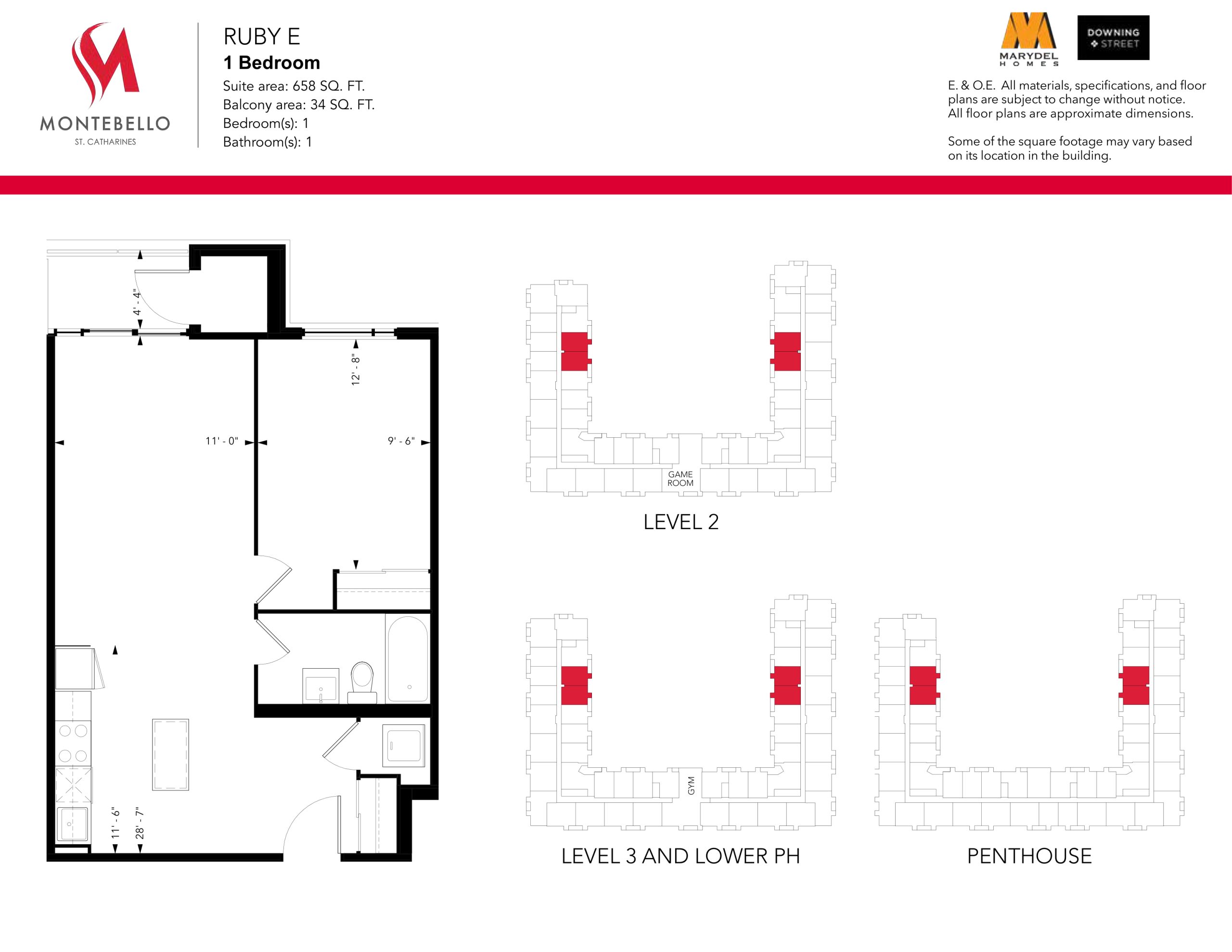 Ruby E floor plan