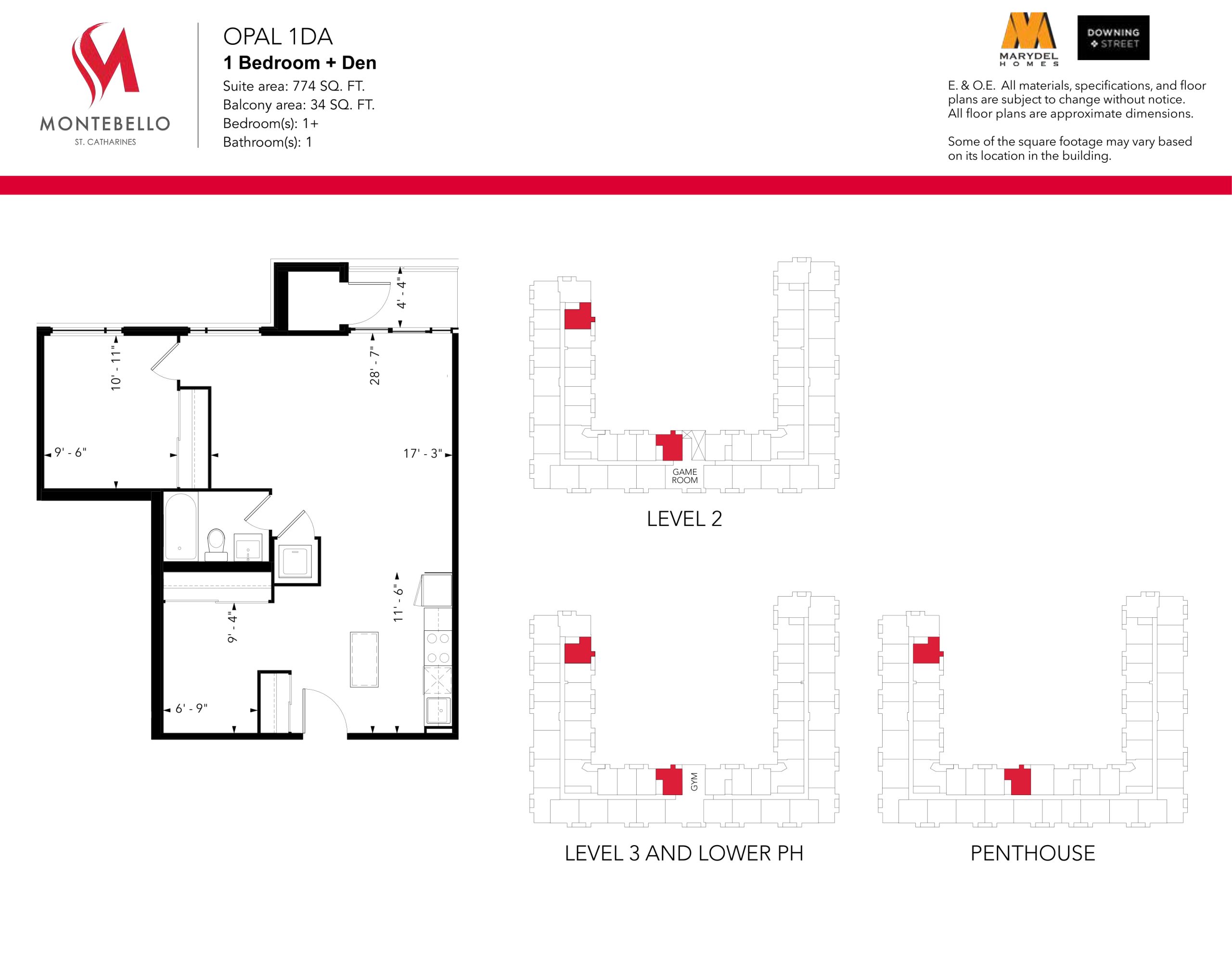 Opal 1DA floor plan