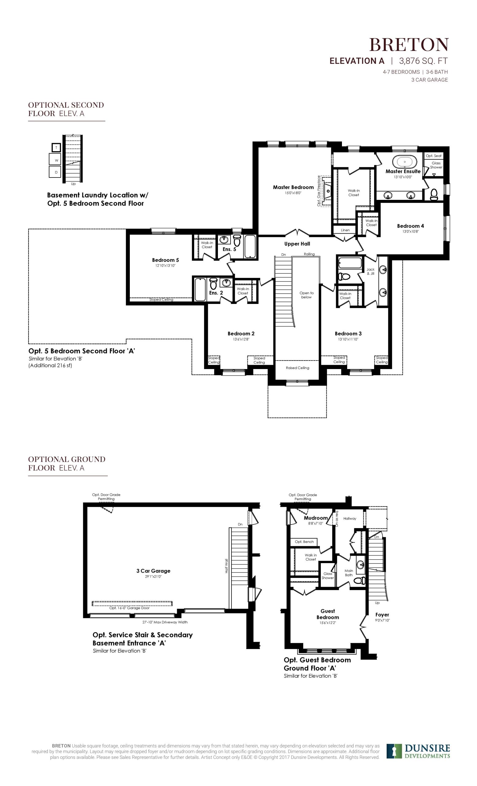 Breton Elevation A (2/3) floor plan