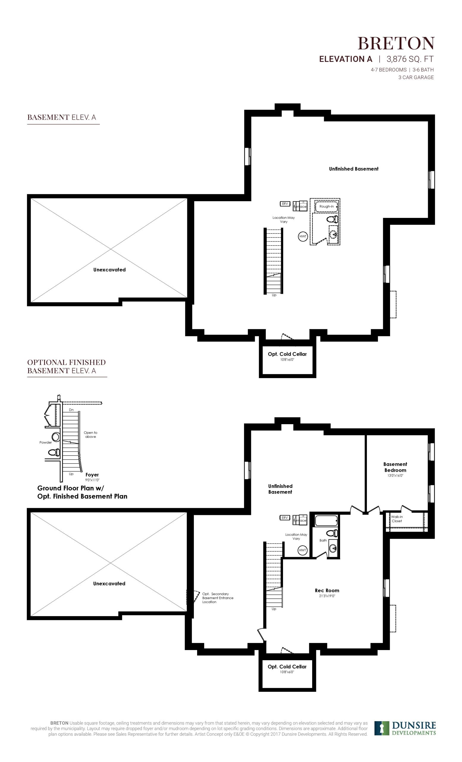 Breton Elevation A (3/3) floor plan