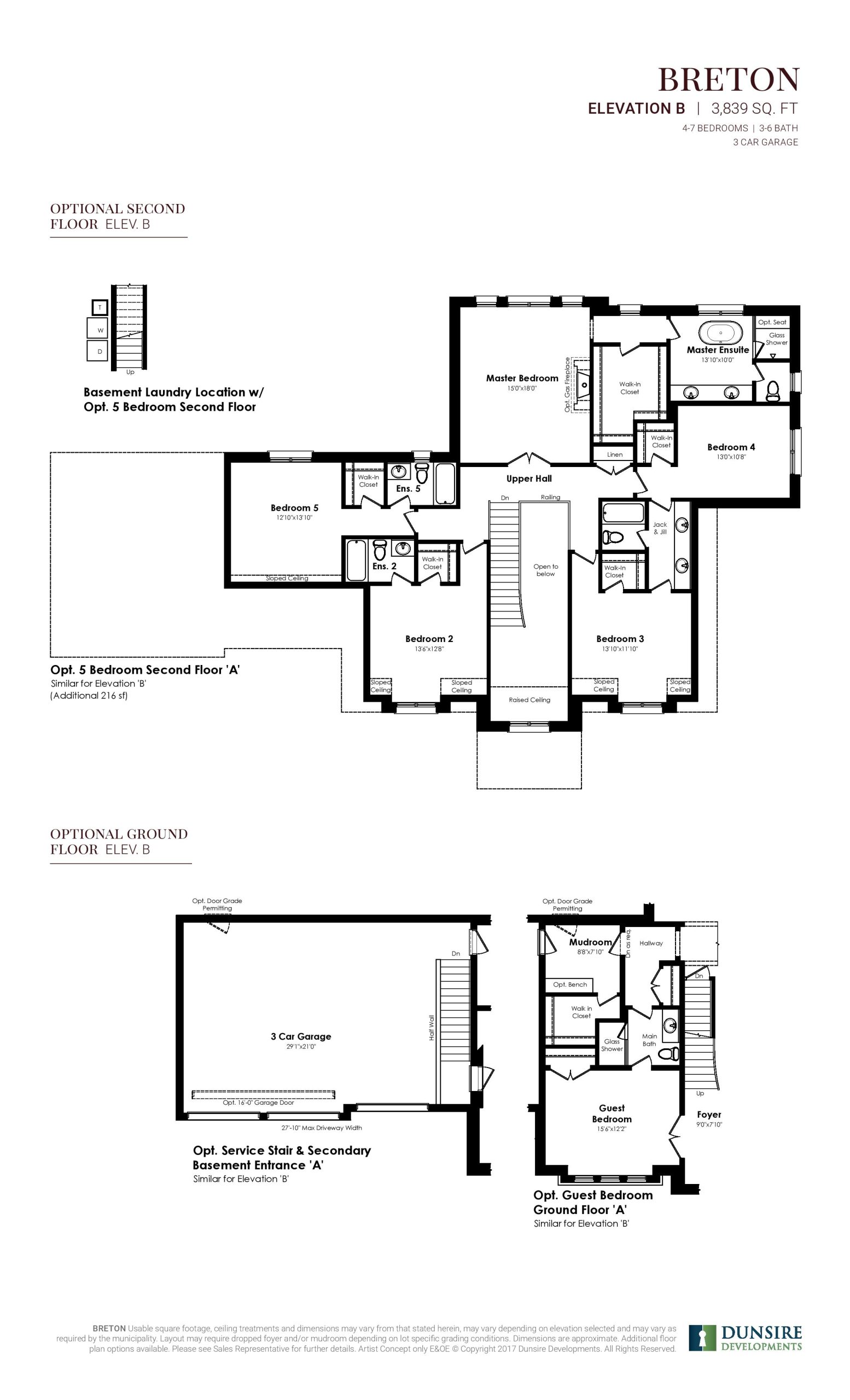 Breton Elevation B (2/3) floor plan