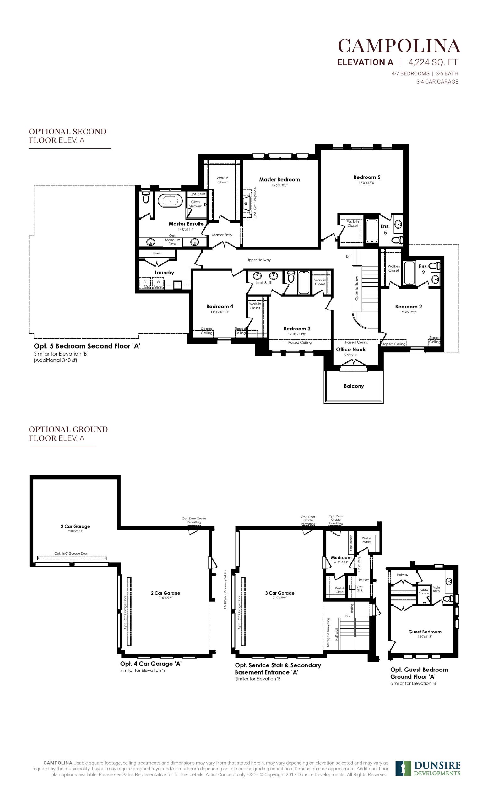 Campolina Elevation A (2/3) floor plan