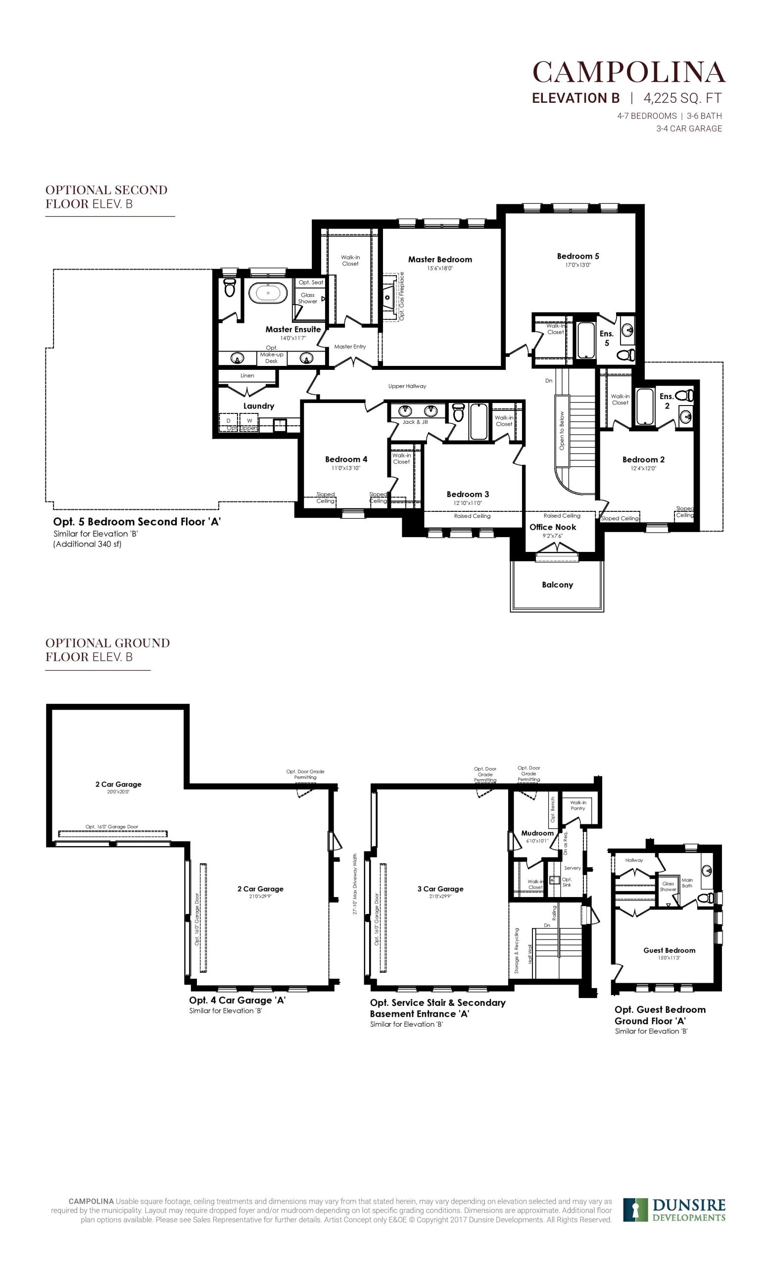 Campolina Elevation B (2/3) floor plan