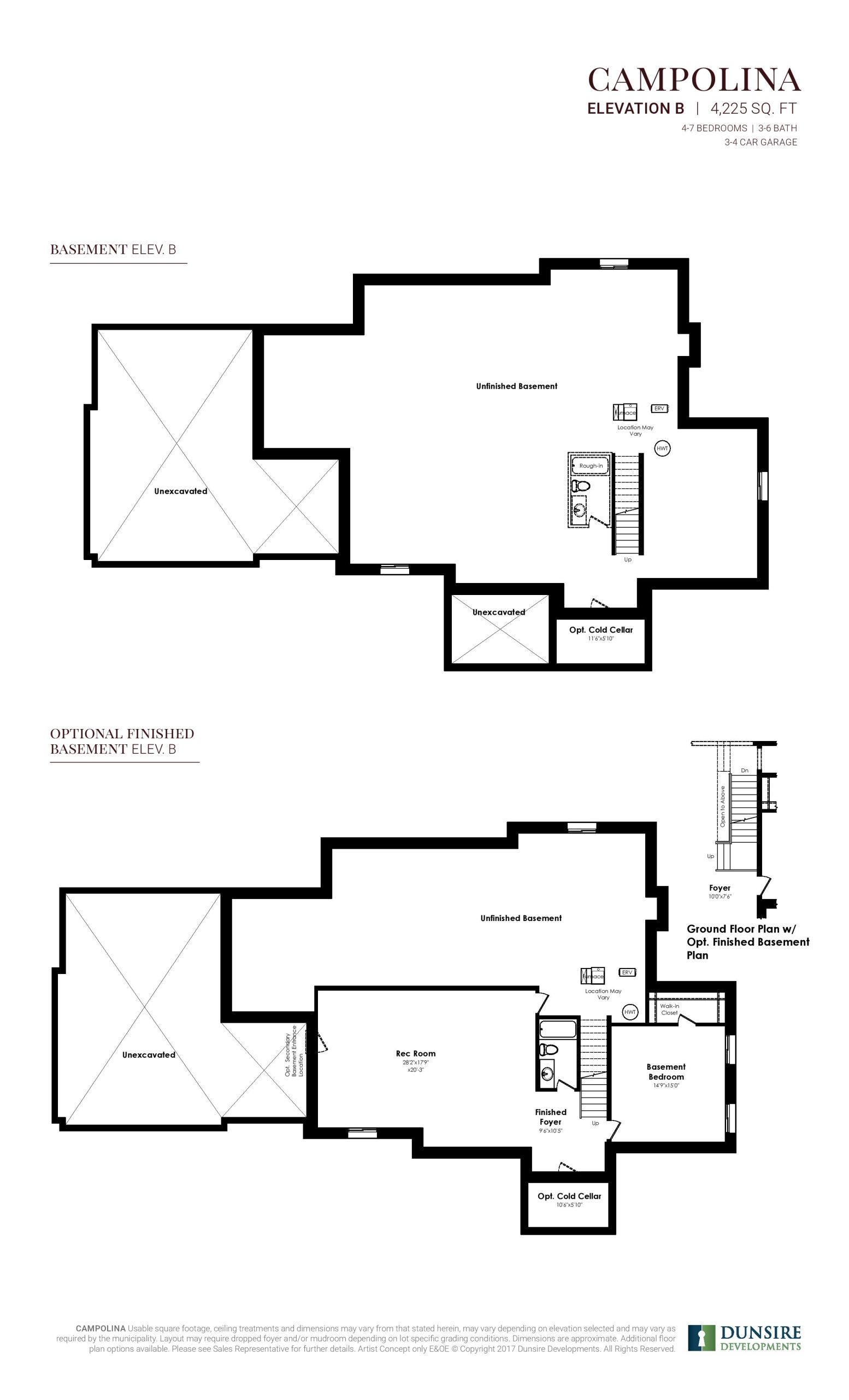 Campolina Elevation B (3/3) floor plan
