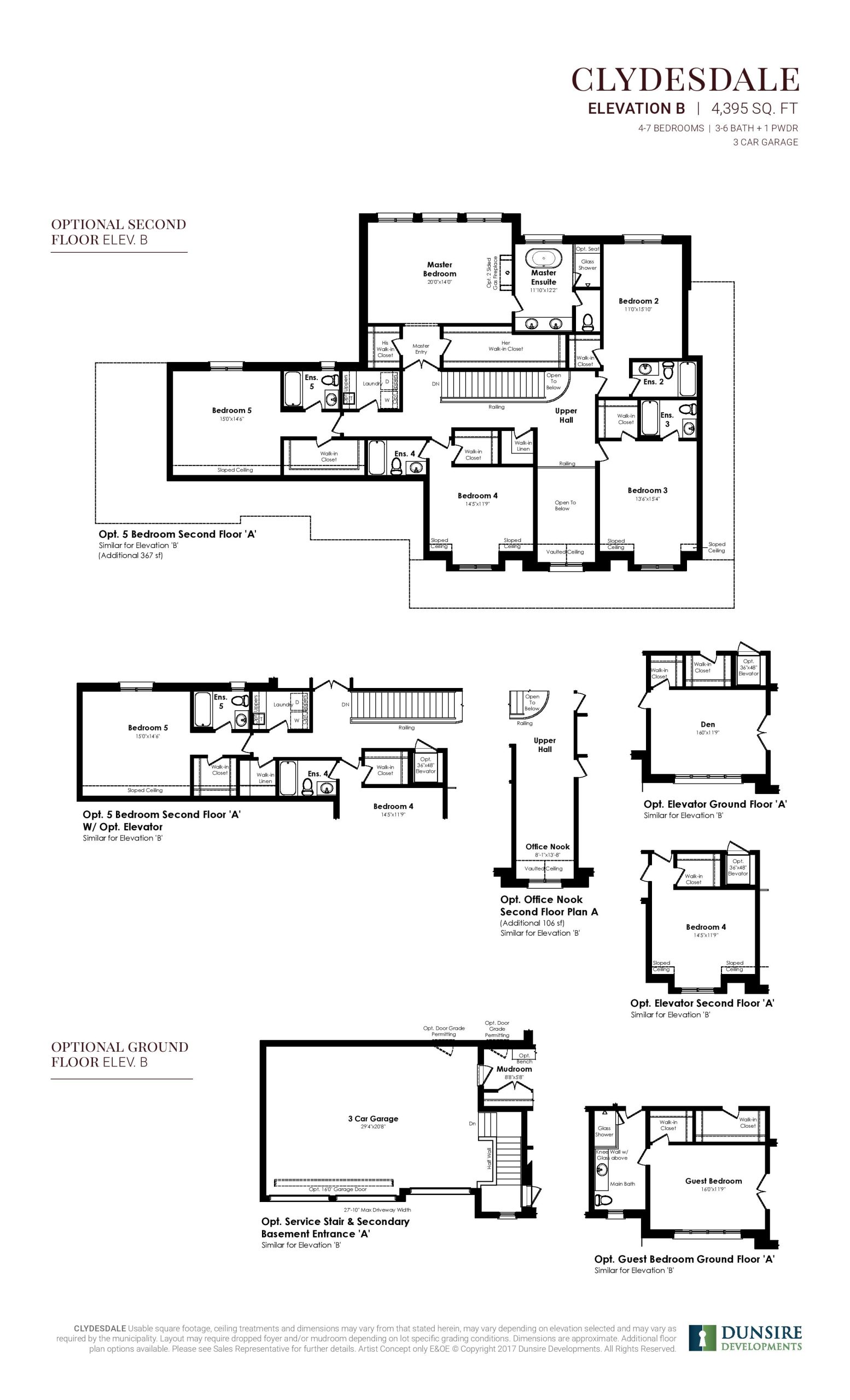 Clydesdale Elevation B (2/3) floor plan