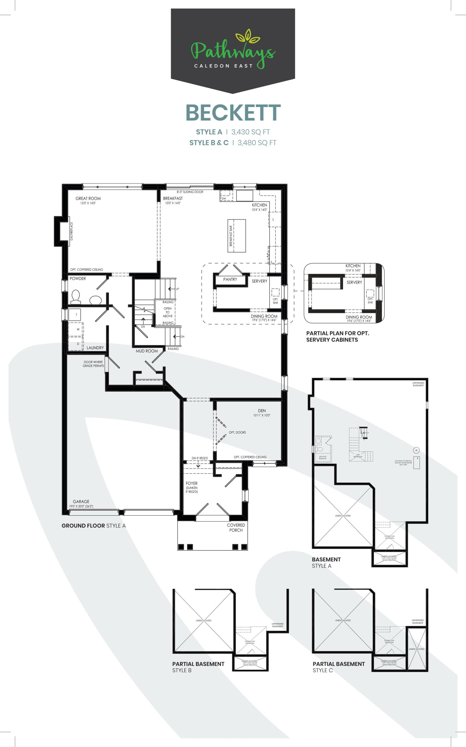 Beckett floor plan
