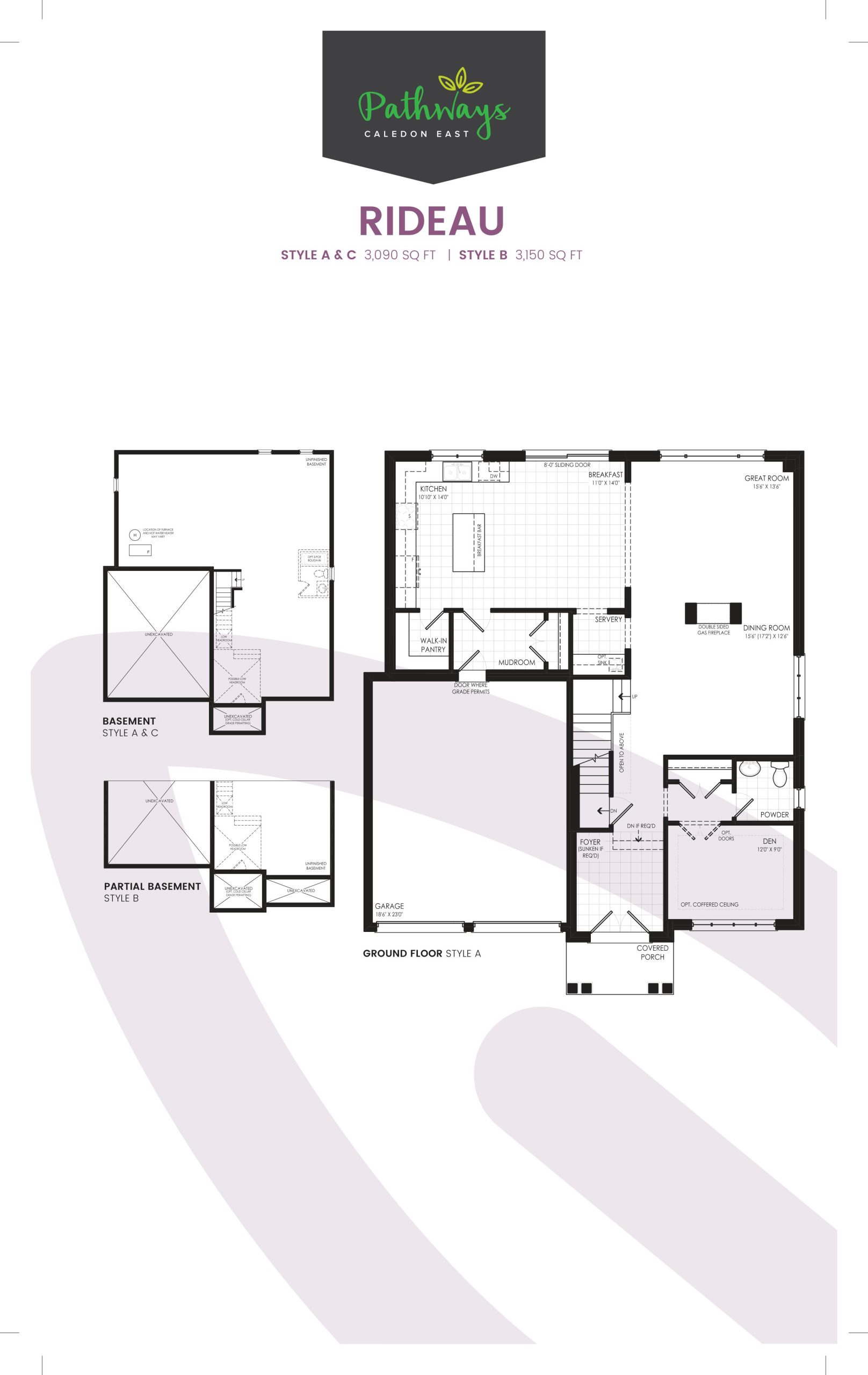 Rideau floor plan