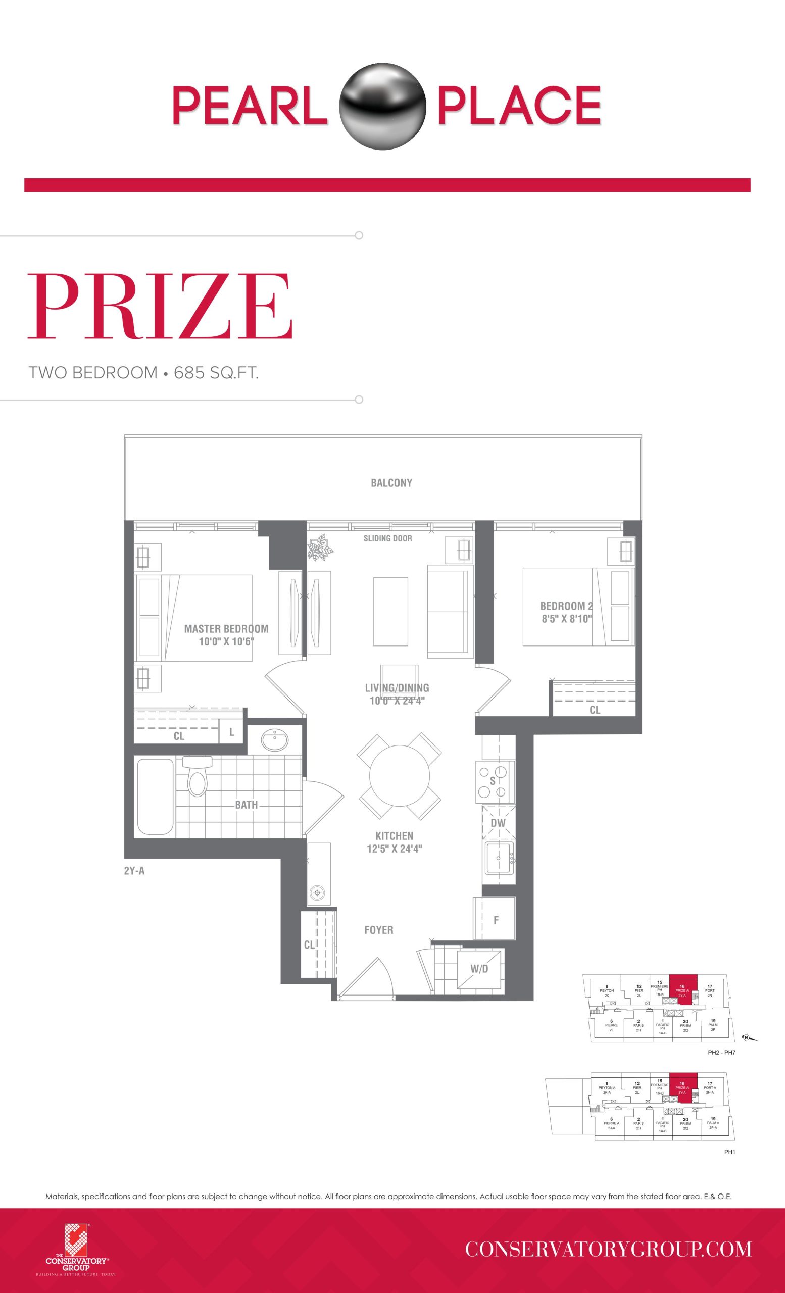Prize floor plan