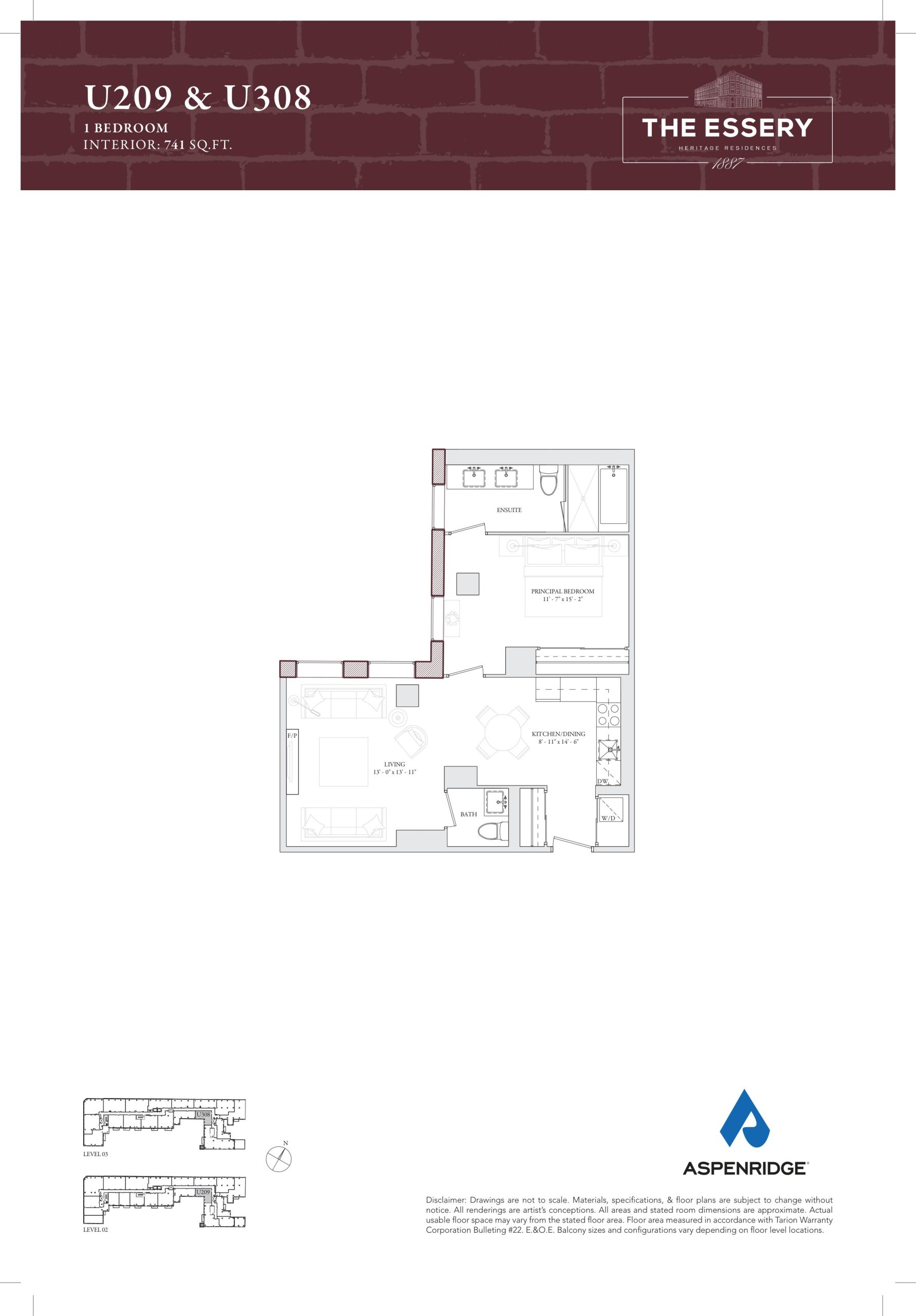 U209 & U308 floor plan