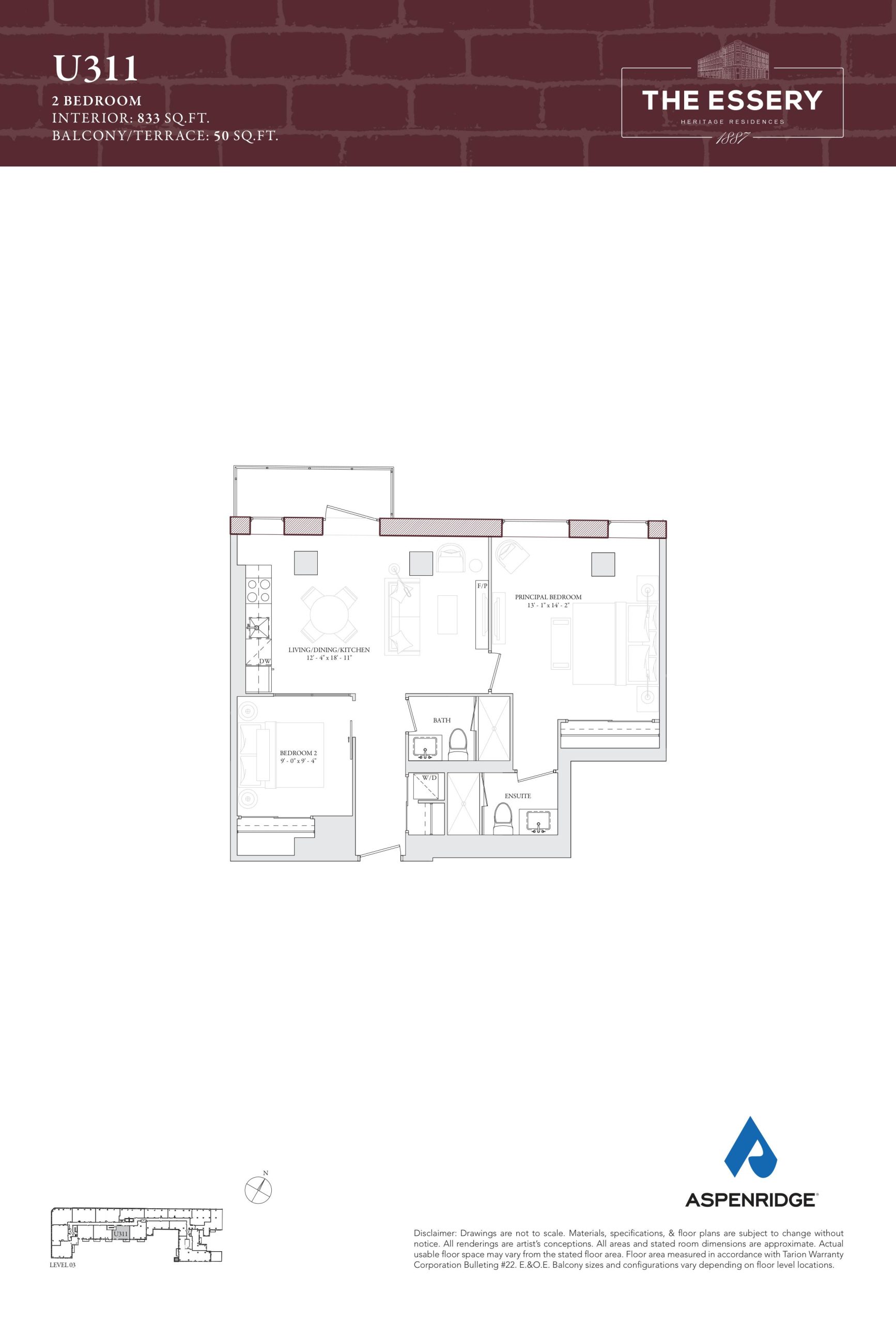 U311 floor plan