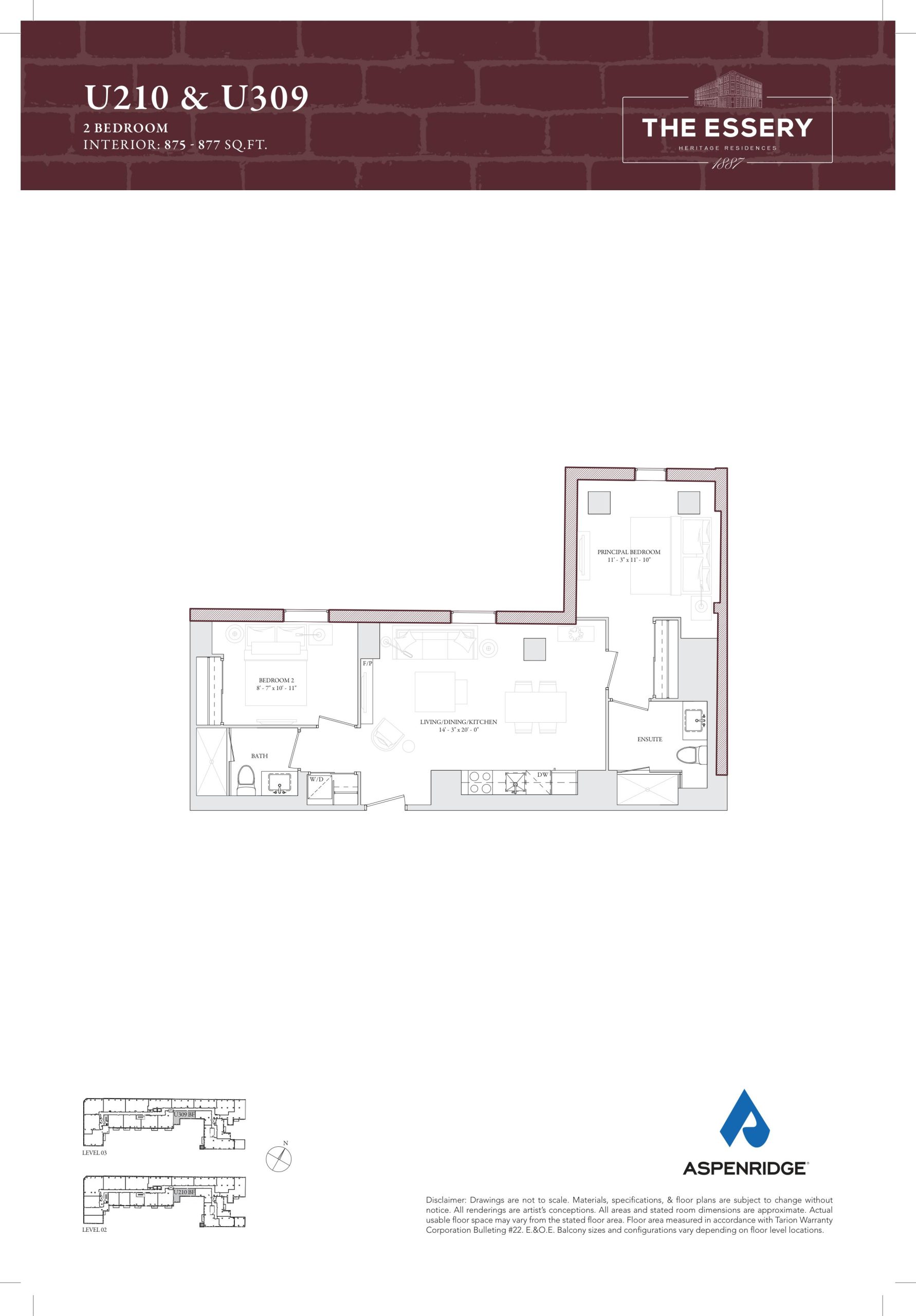 U210 & U309 floor plan
