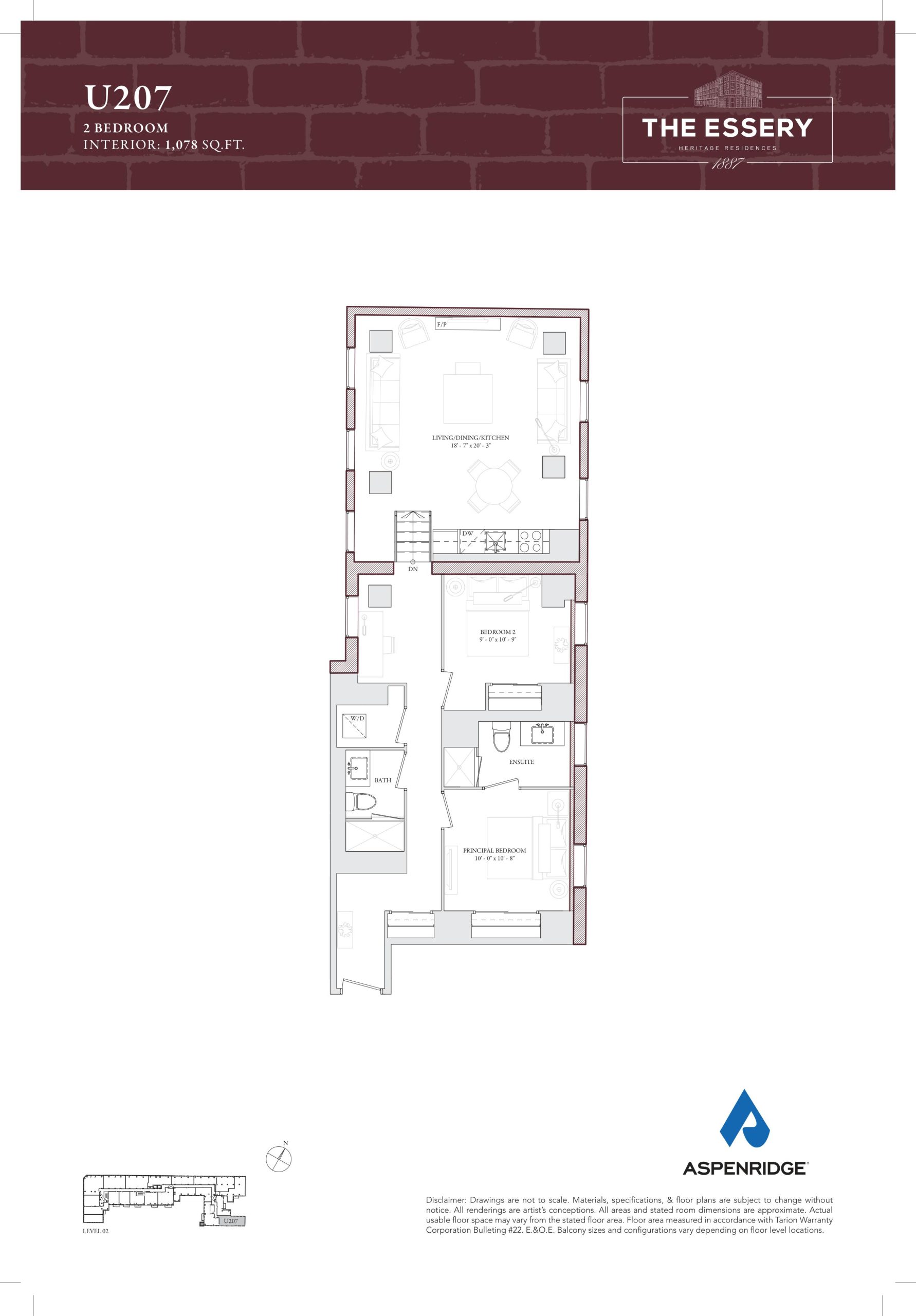U207 floor plan