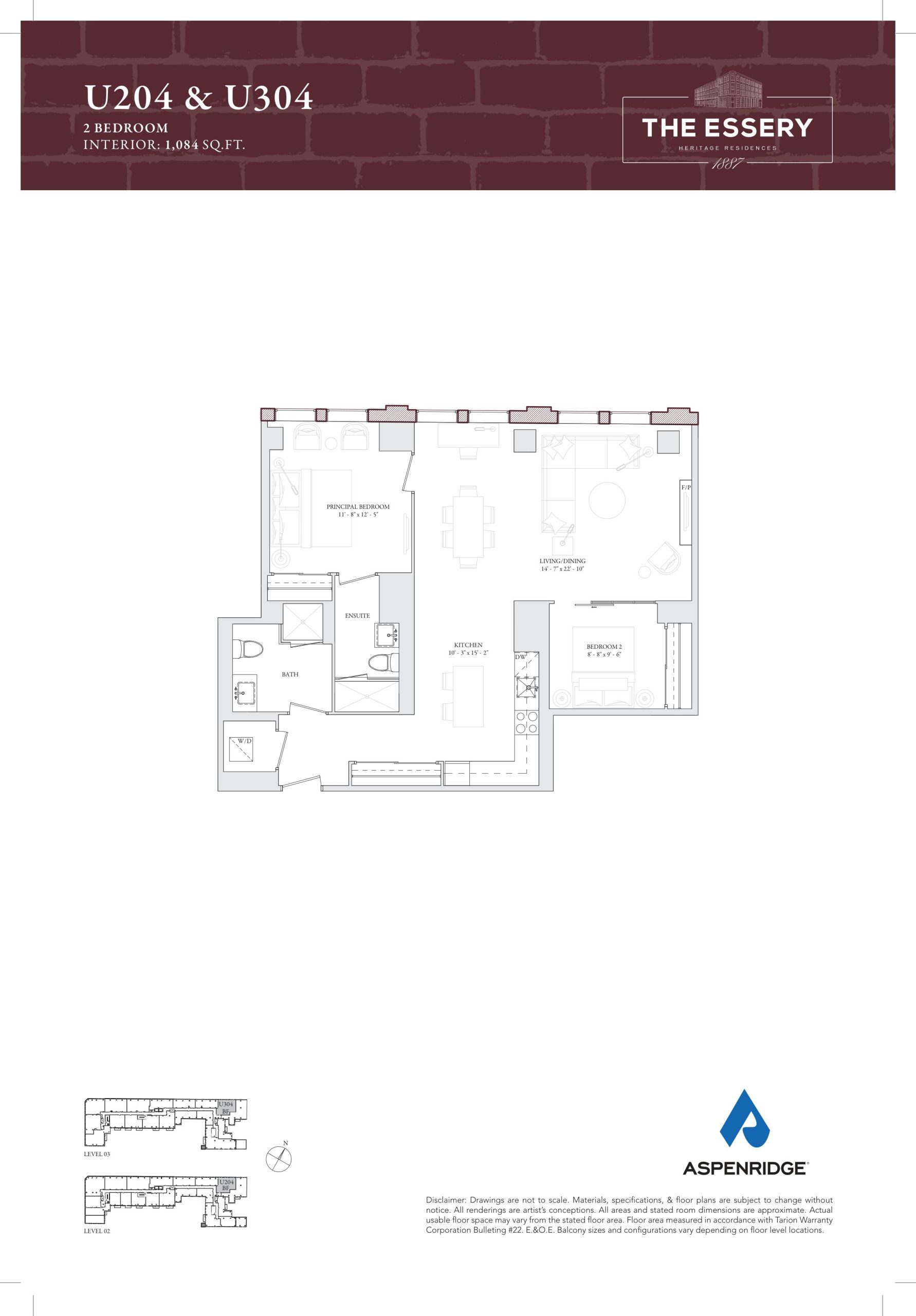 U204 & U304 floor plan