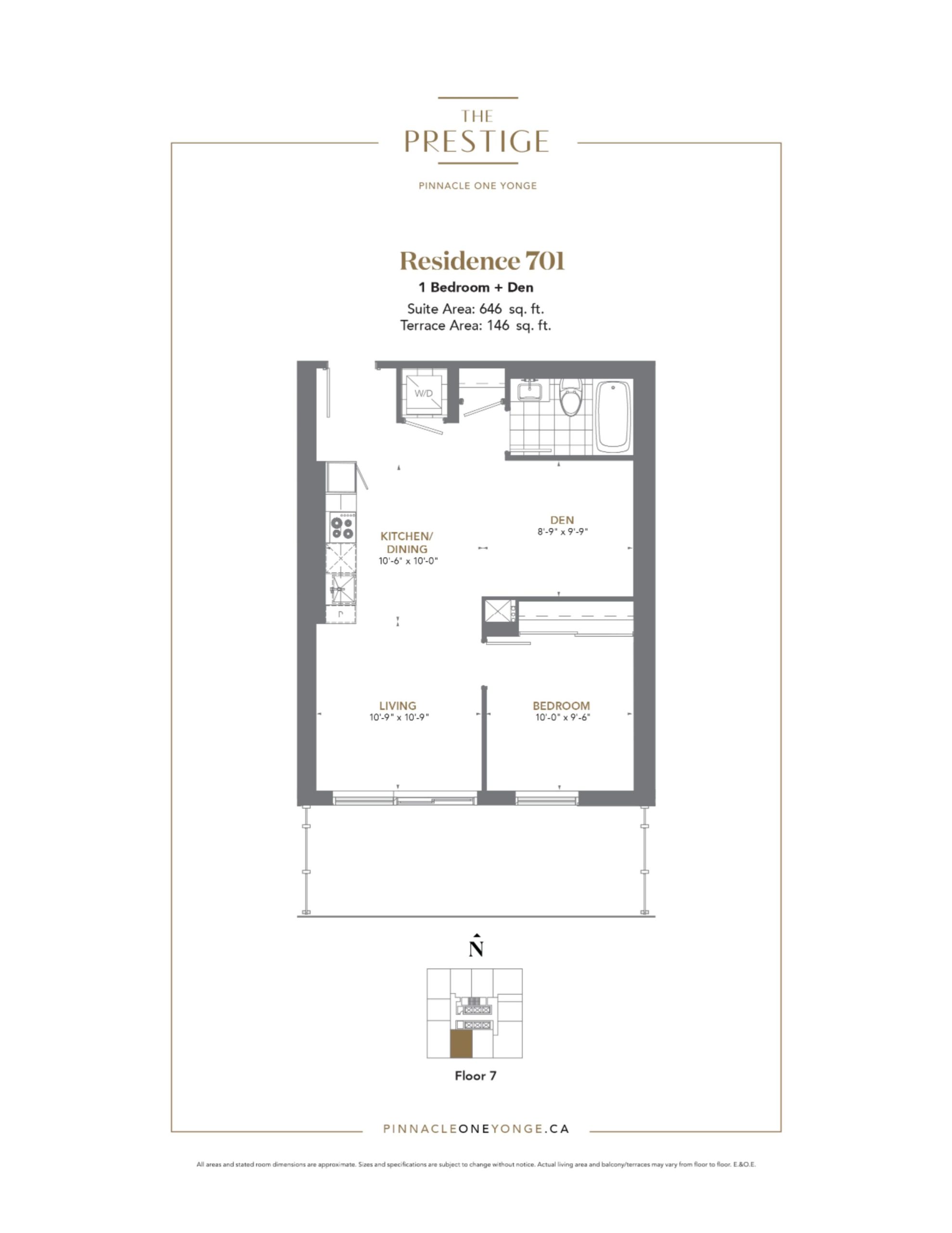 Residence 701 (Residence 01) floor plan