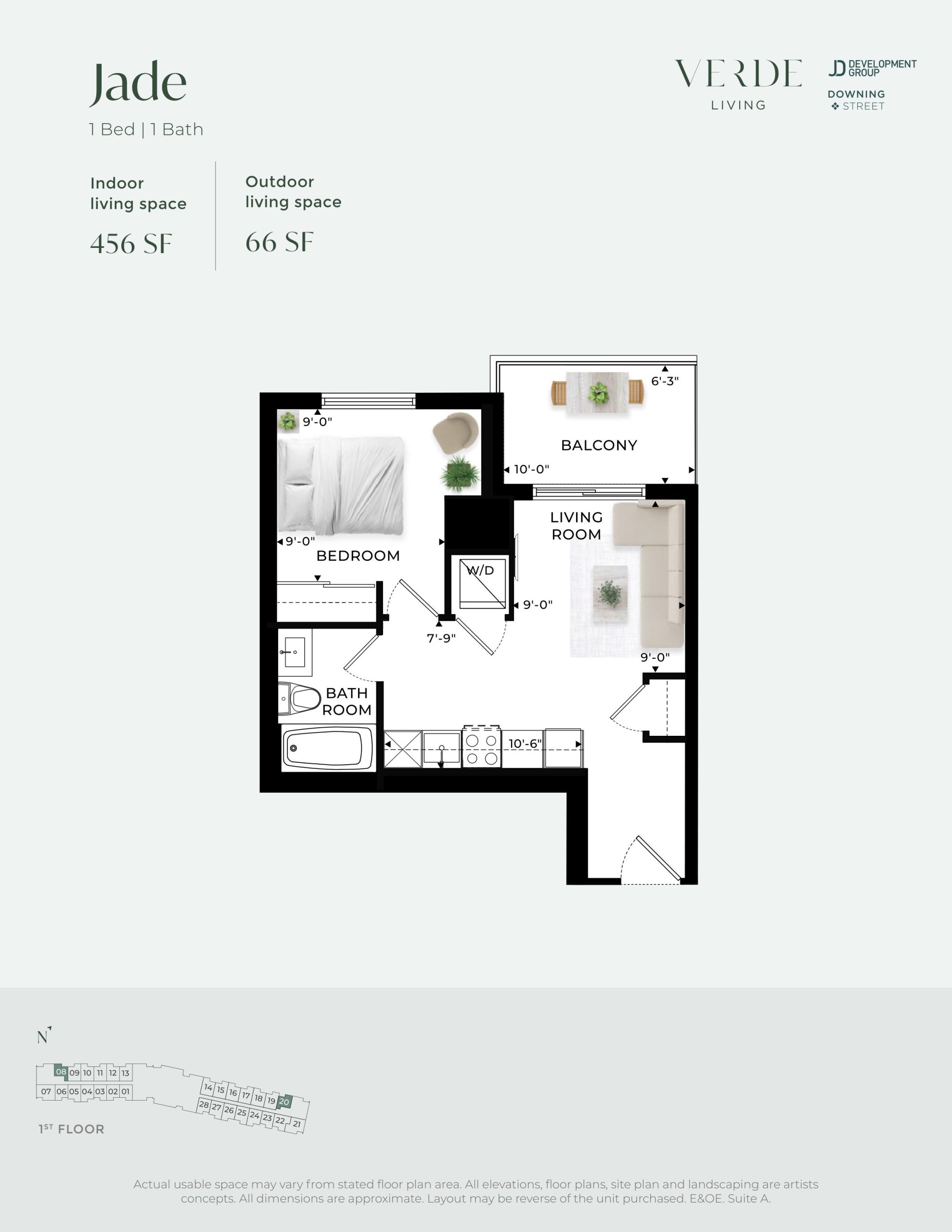 Jade floor plan