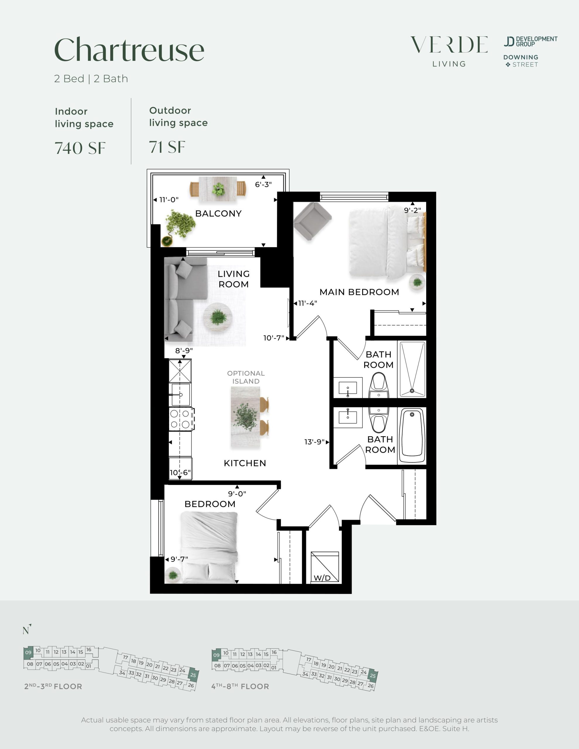 Chartreuse floor plan