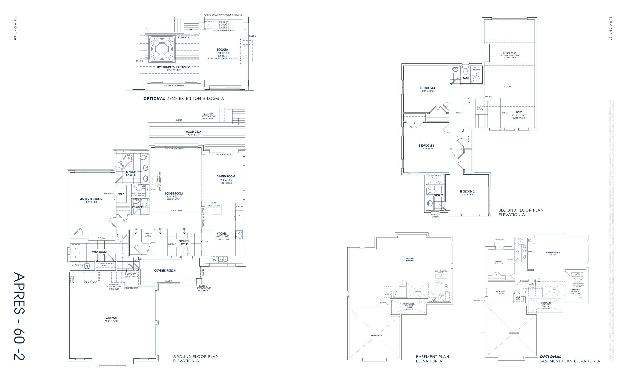 Apres floor plan