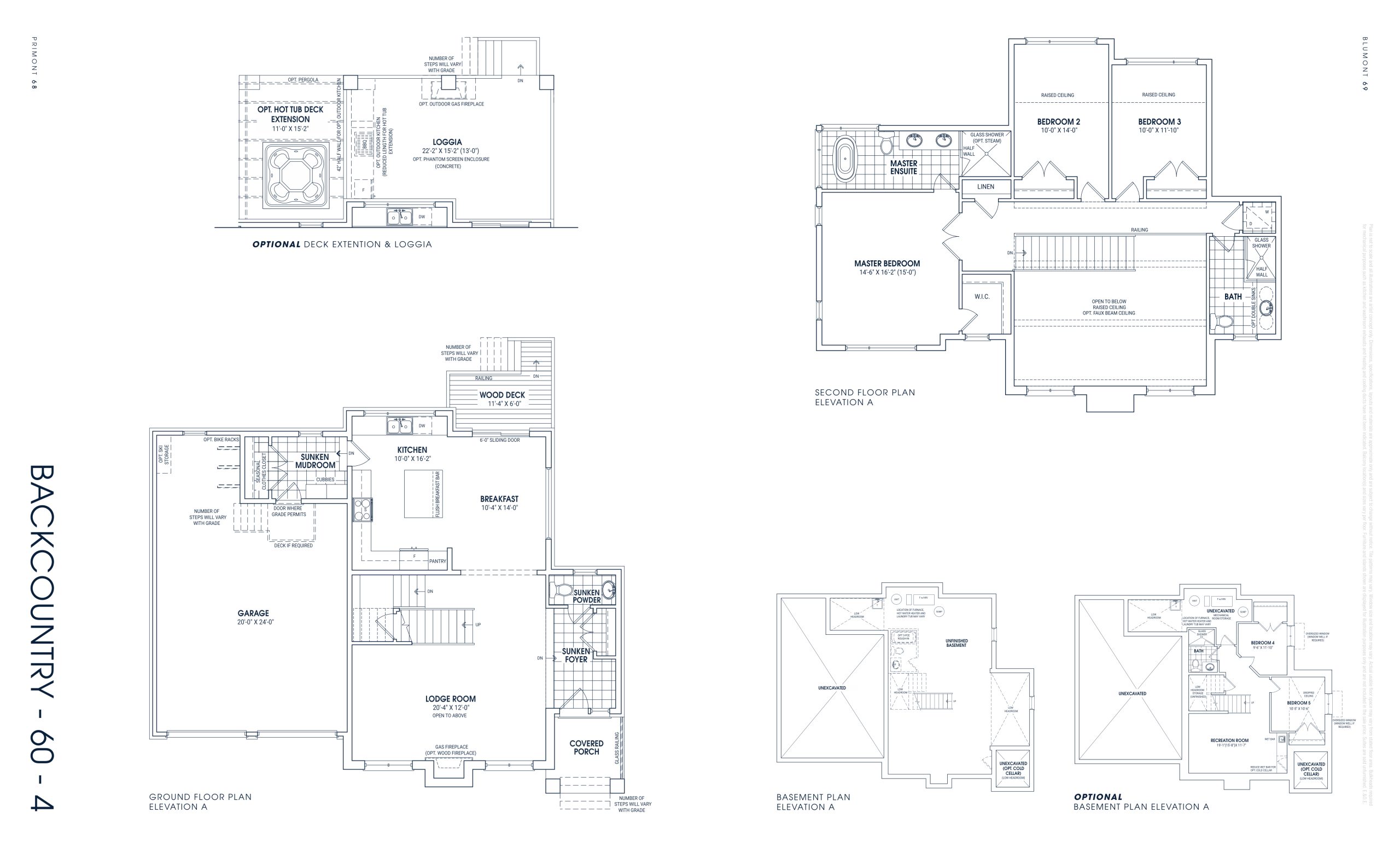 Backcountry floor plan