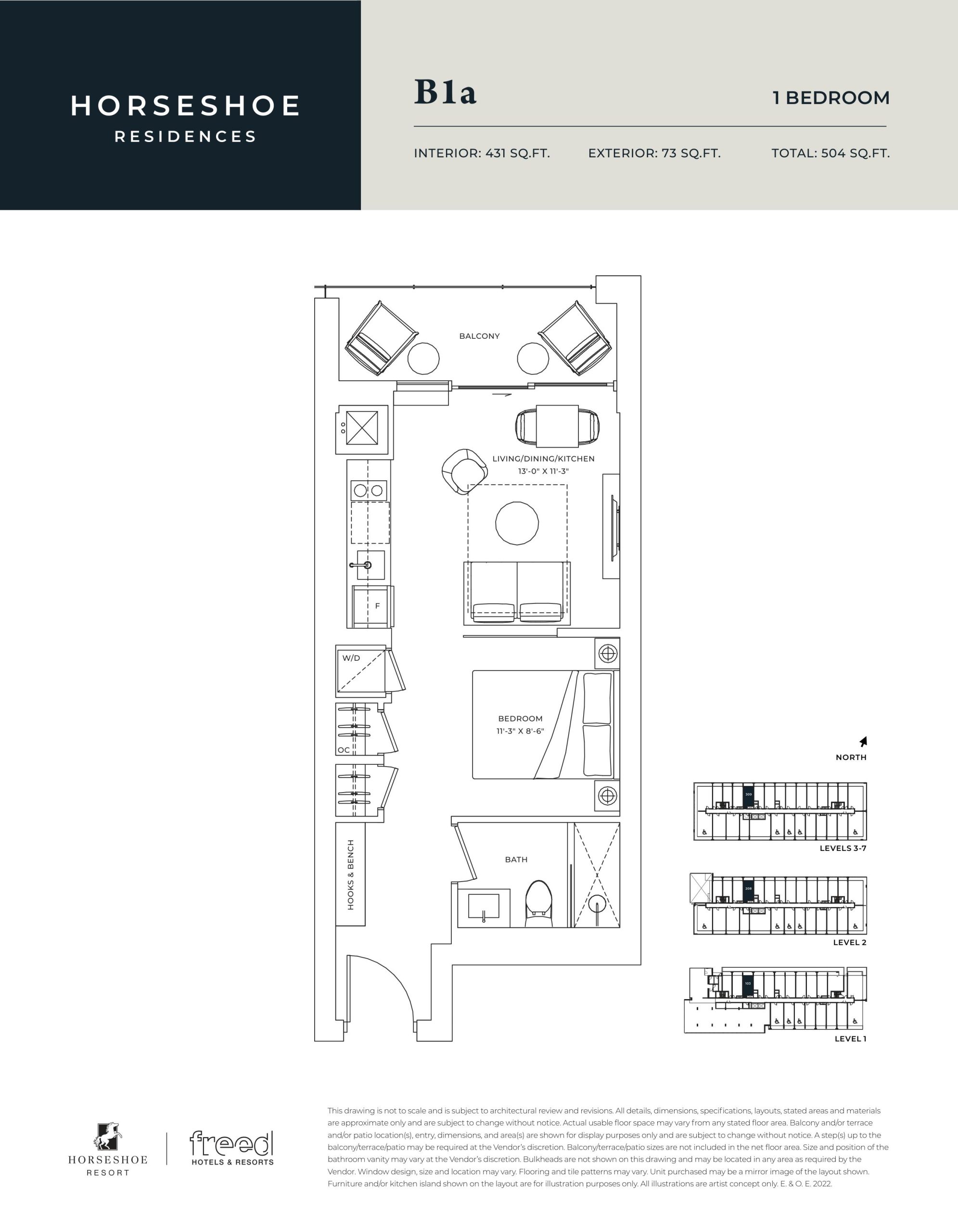 B1a floor plan