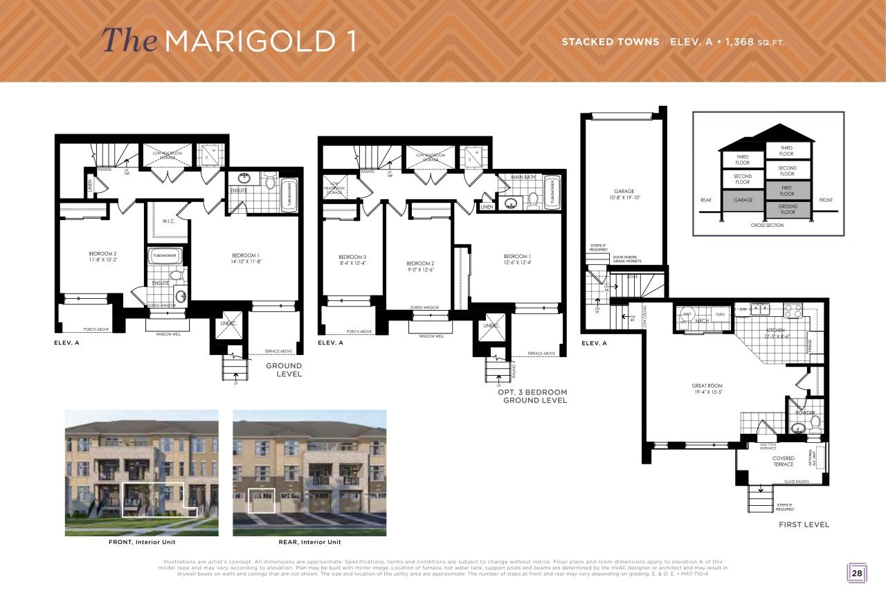 The Marigold 1 floor plan