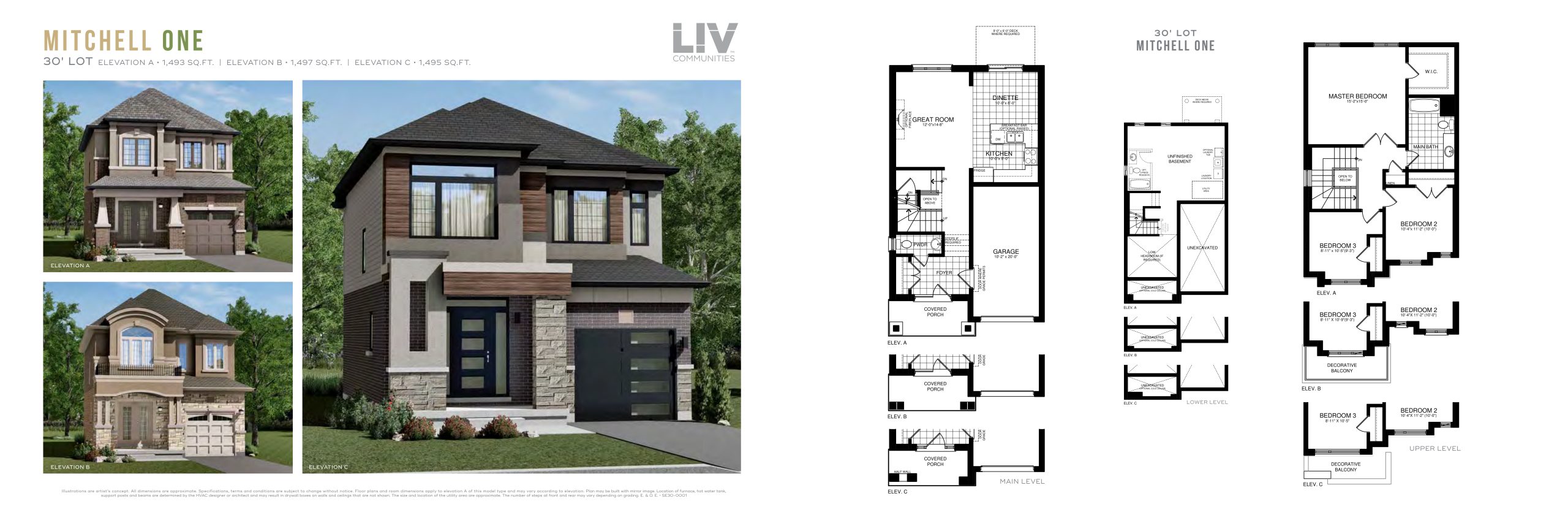 Mitchell One floor plan