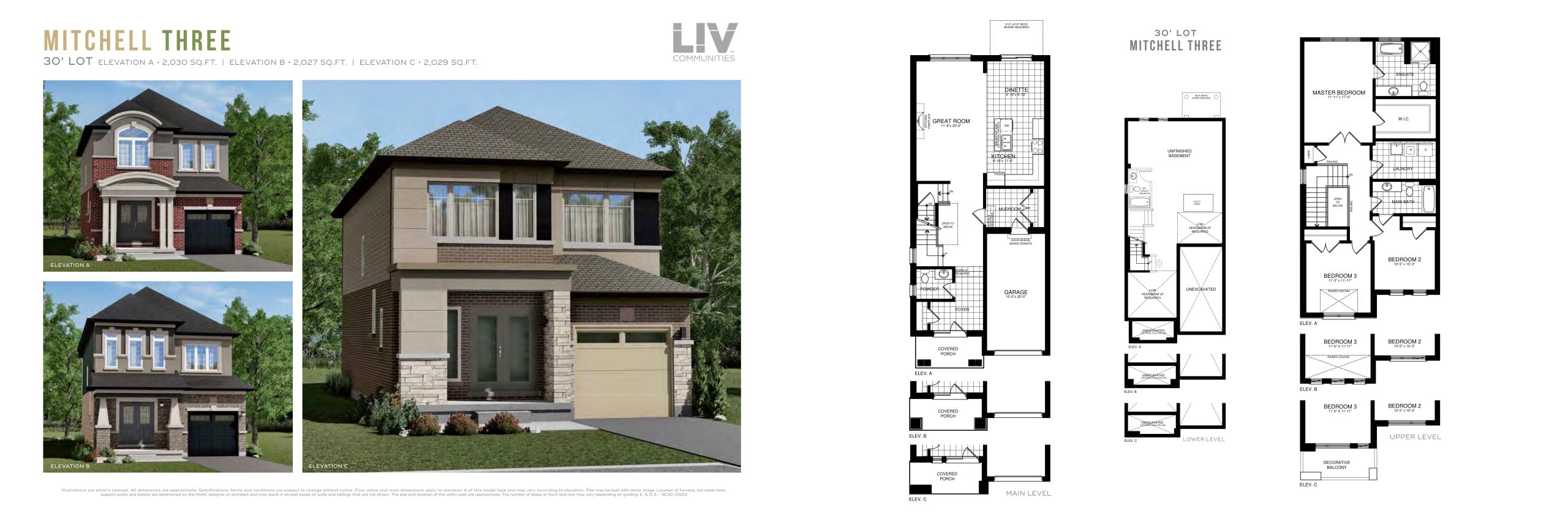 Mitchell Three floor plan