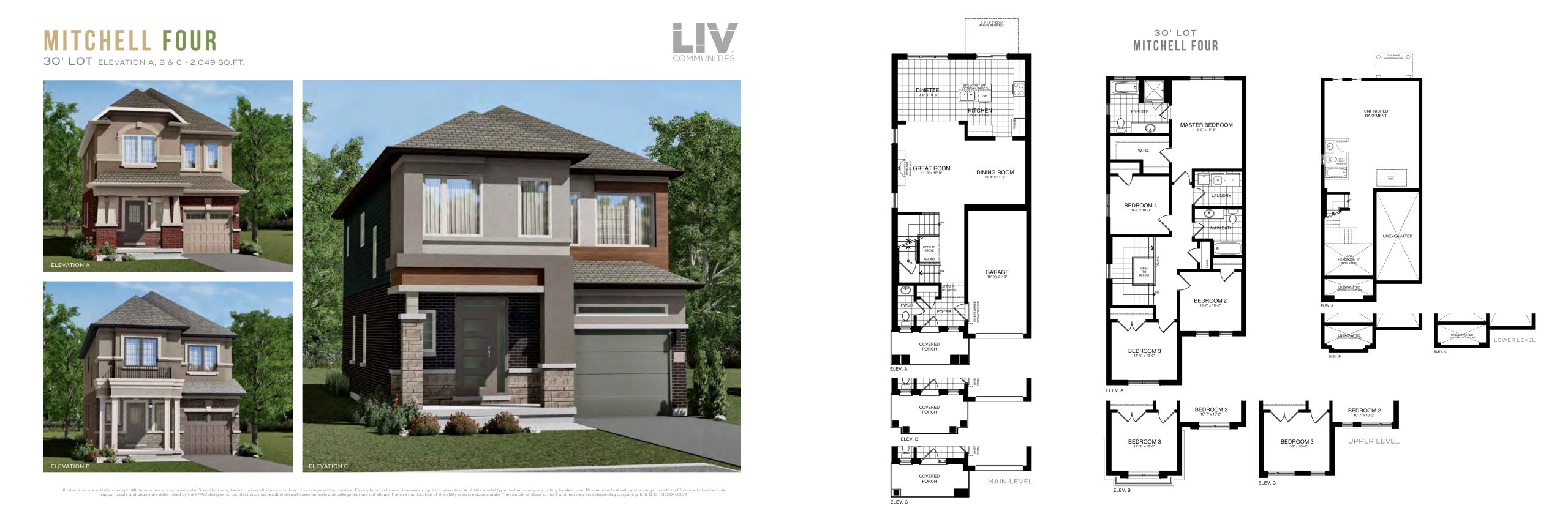 Mitchell Four floor plan