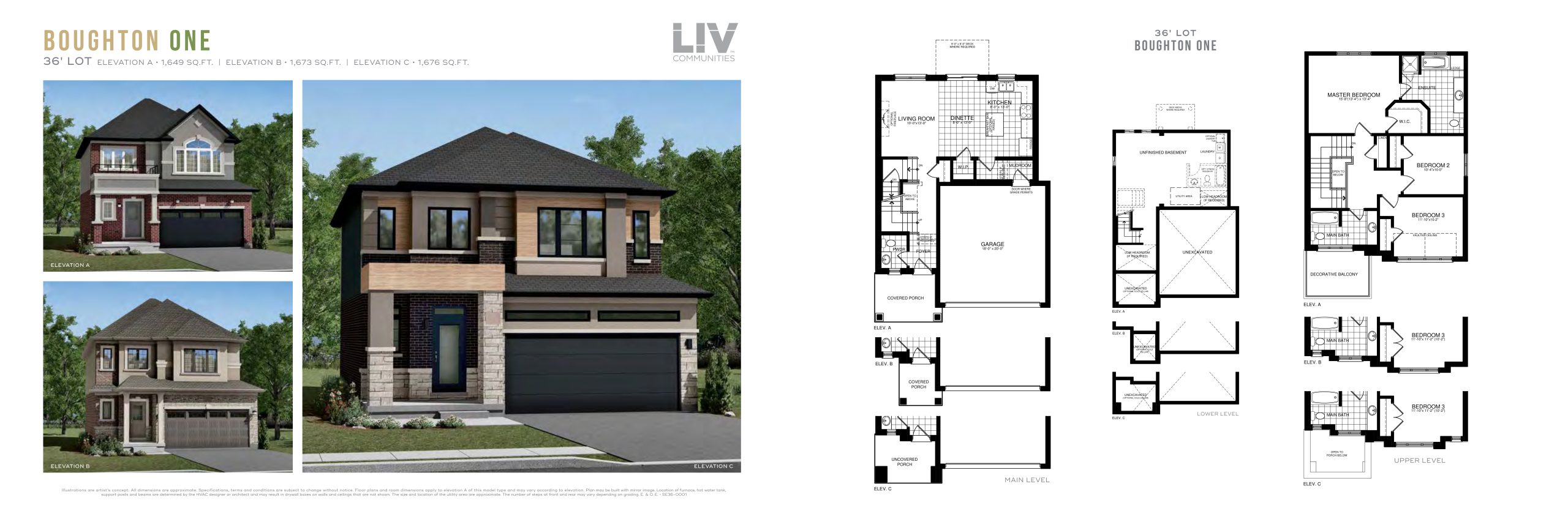 Boughton One floor plan